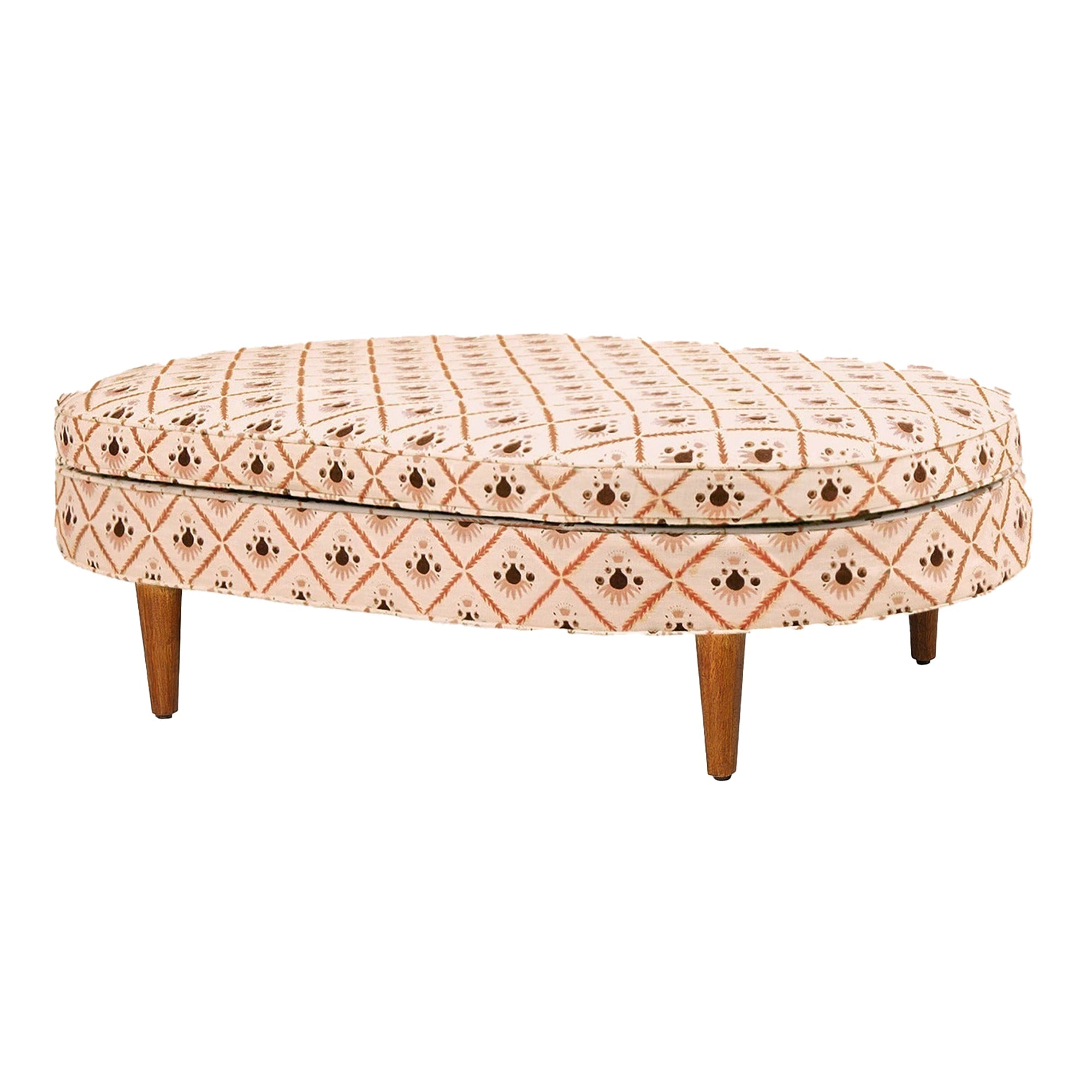 Carlotta Ottoman, Dusky Pink