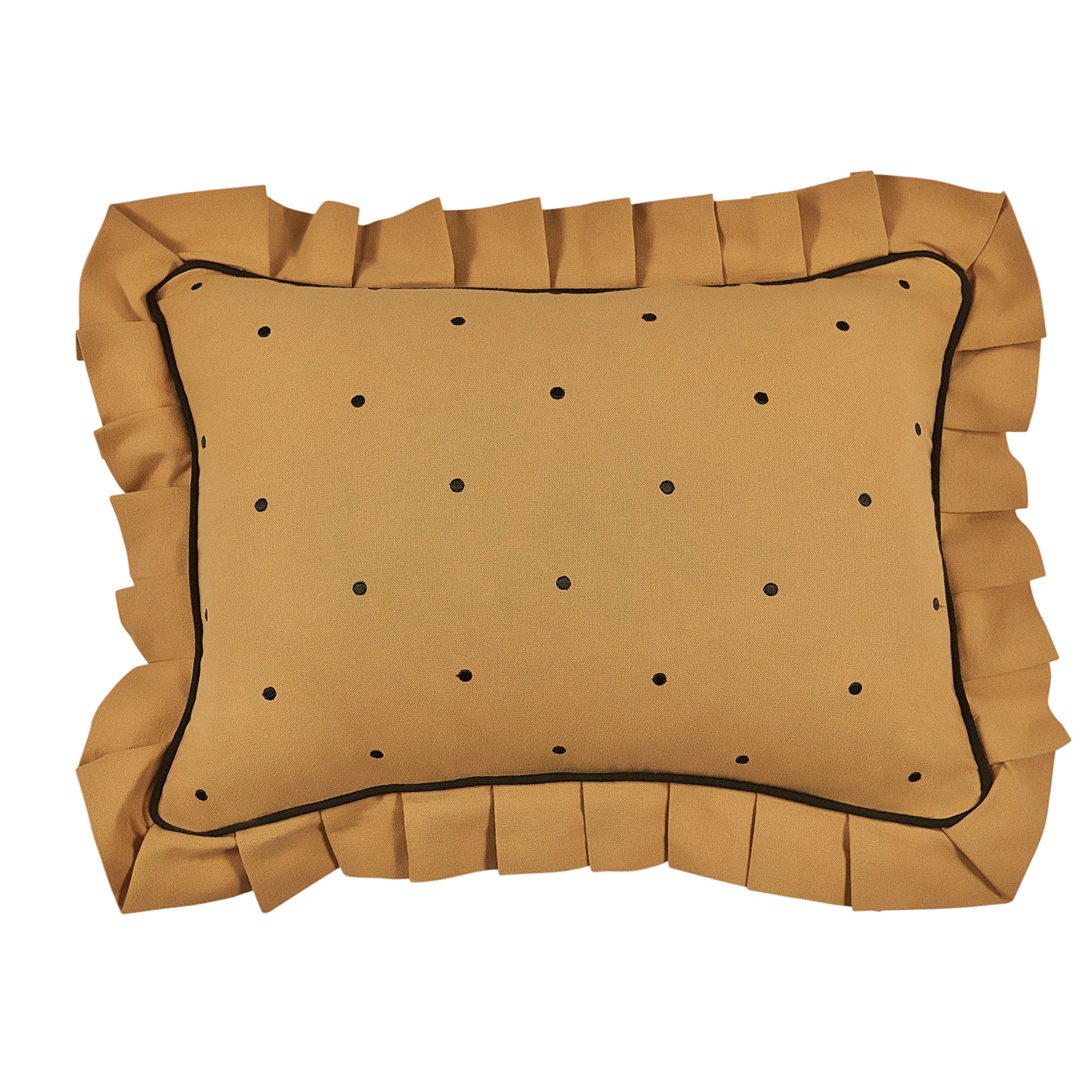 Dolce Dots Cushion, Panna Cotta