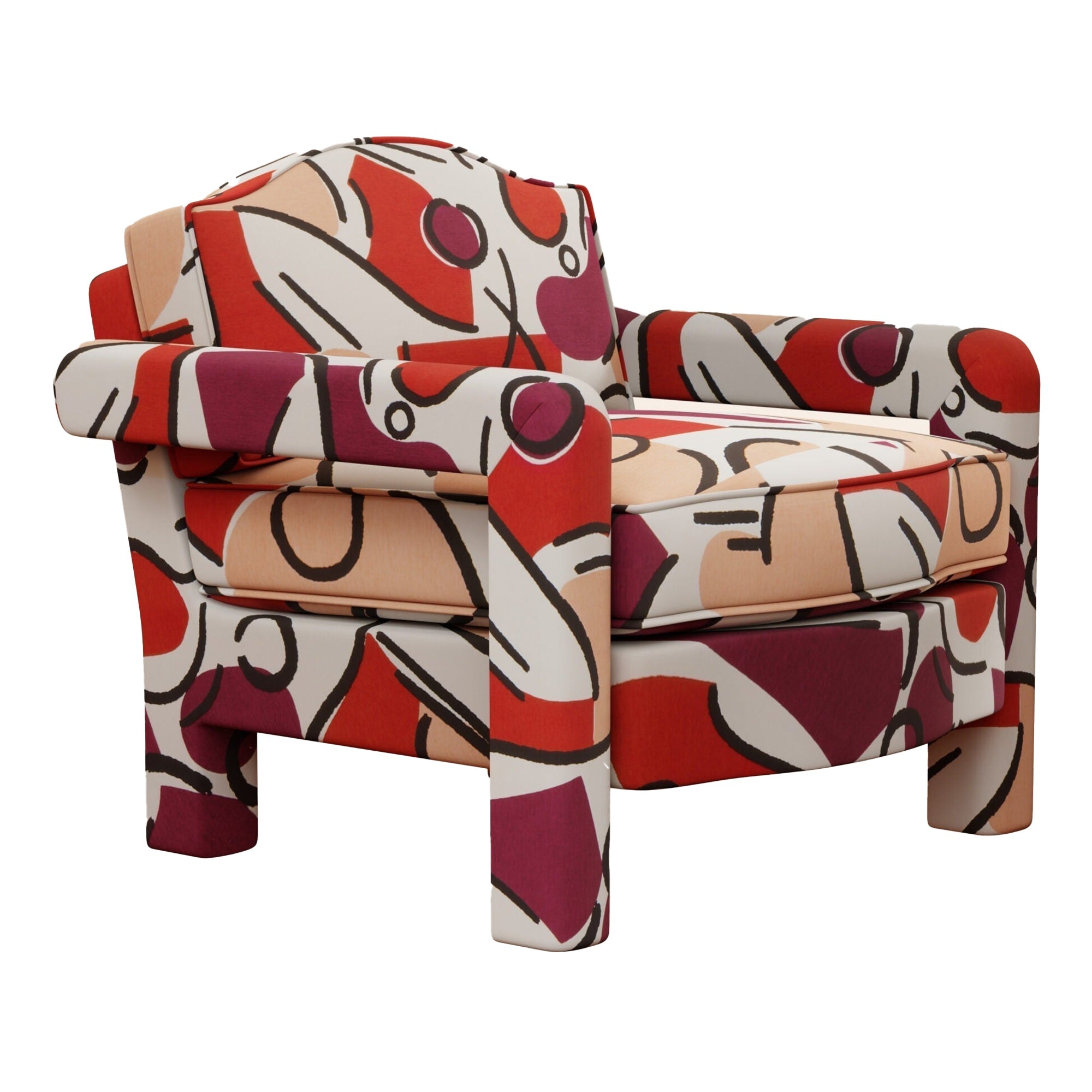 Elio Armchair, Grenadine