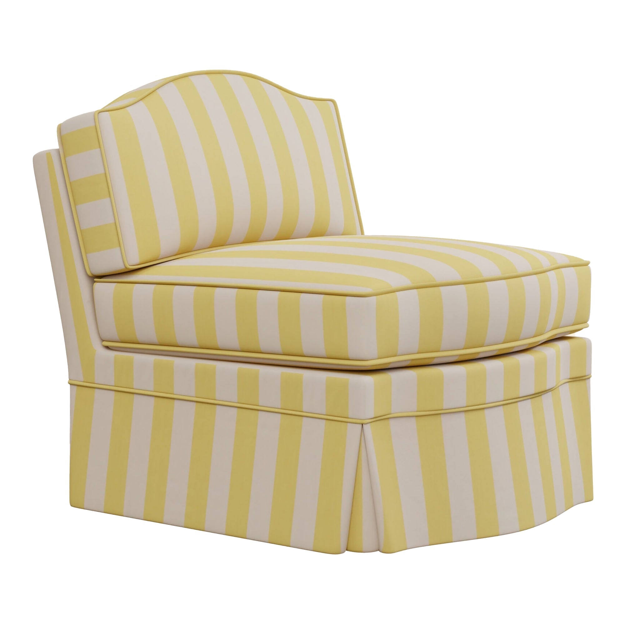 Felix Slipper Chair, Citron