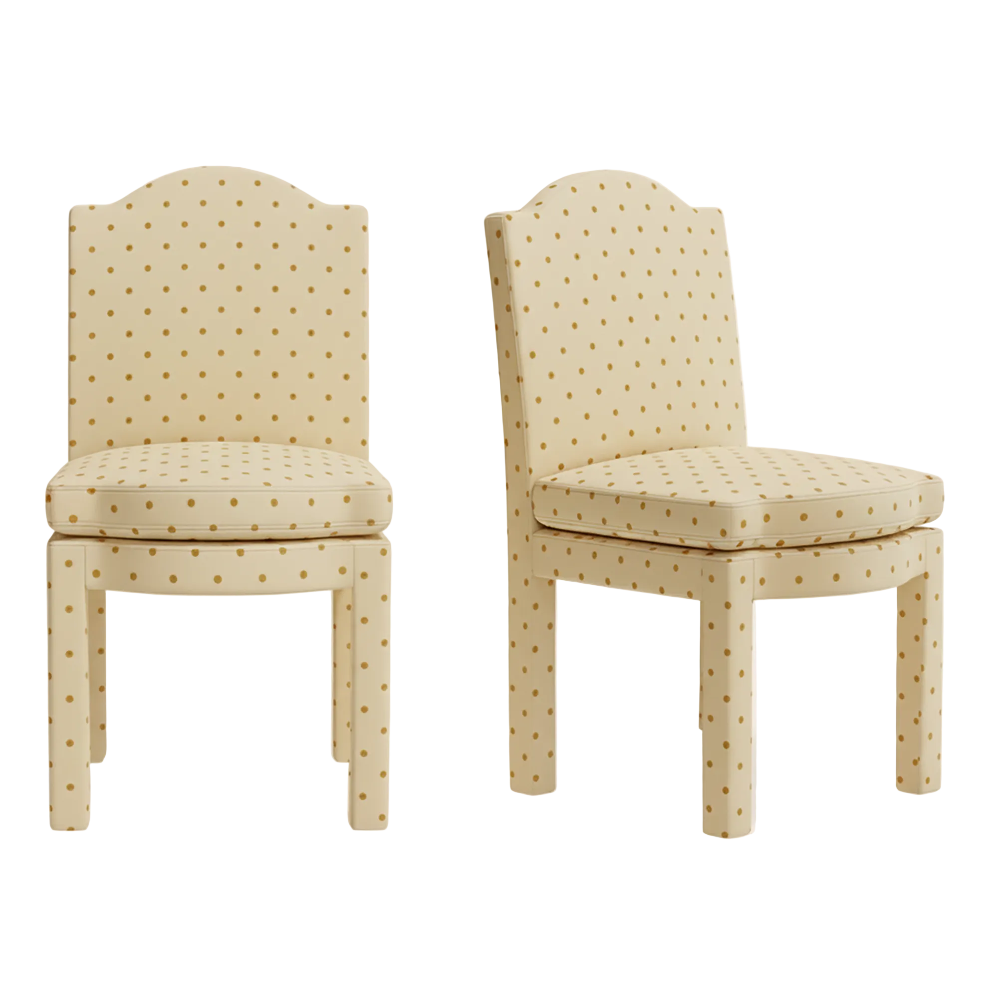 Pair of Leo Dining Chairs, Limoncello