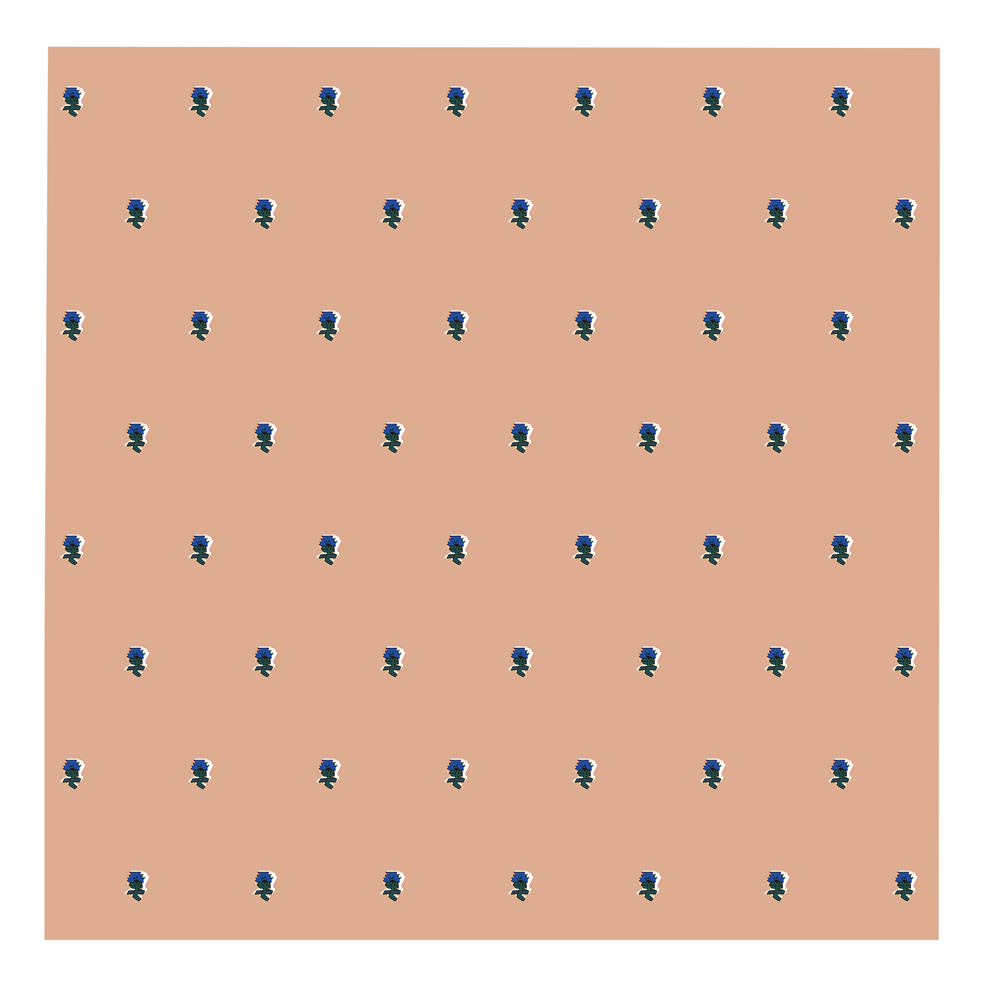 Pixel Posey Wallpaper, Sweetpea, Sample