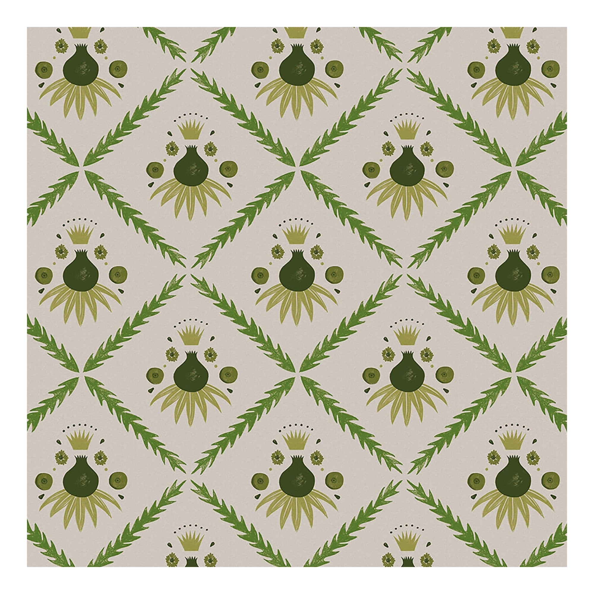 Pome Wallpaper Sample, Moss