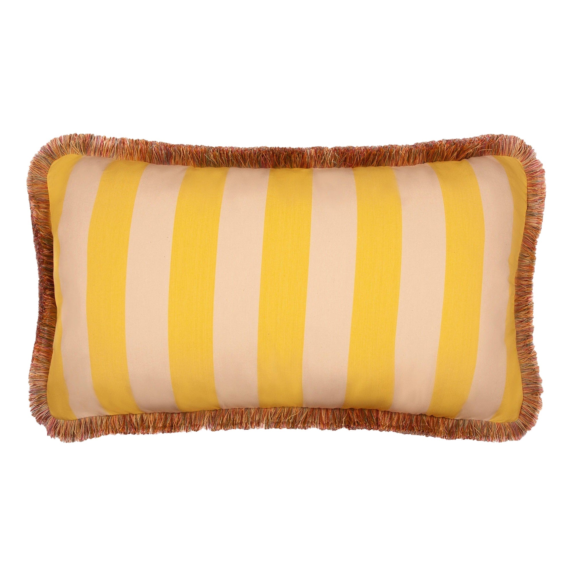 Sonia Stripe Cushion, Citron