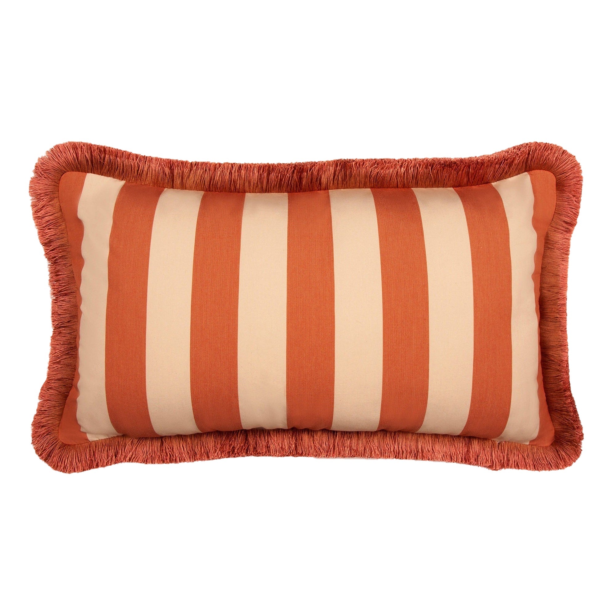 Sonia Stripe Cushion, Ginger