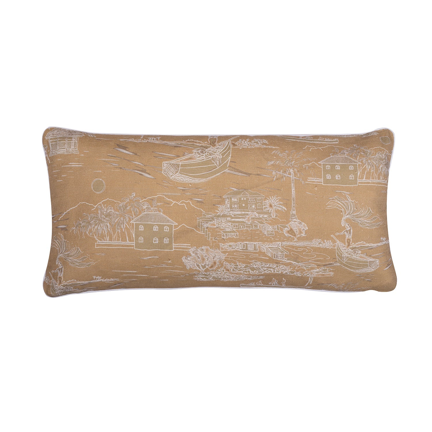Banana Island Sand Beige Small Cushion