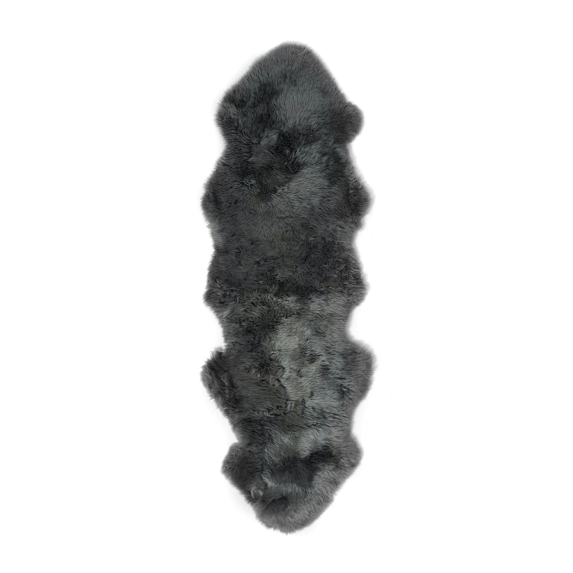 Double Sheepskin Rug | Grey