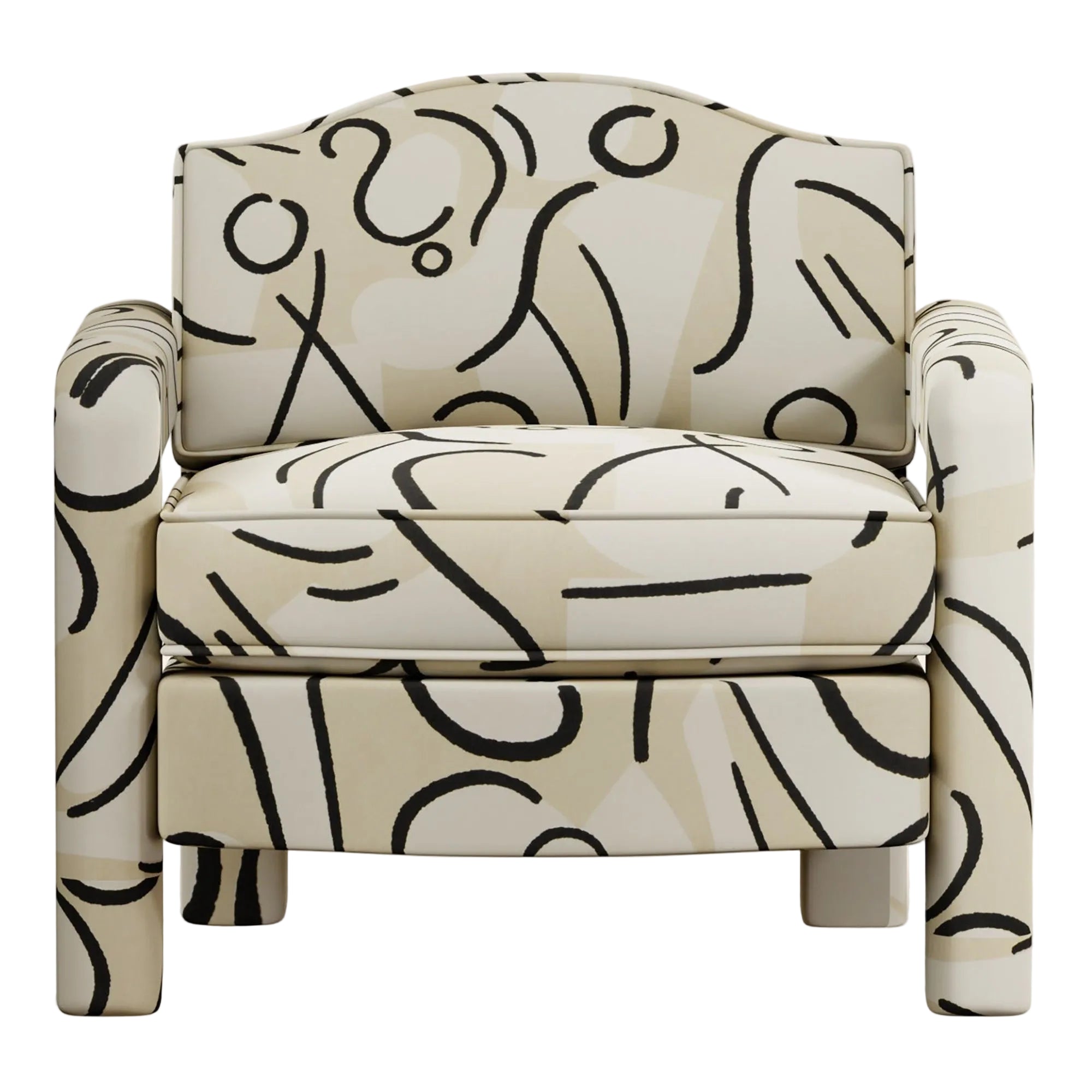 Elio Armchair | Orpha Coconut