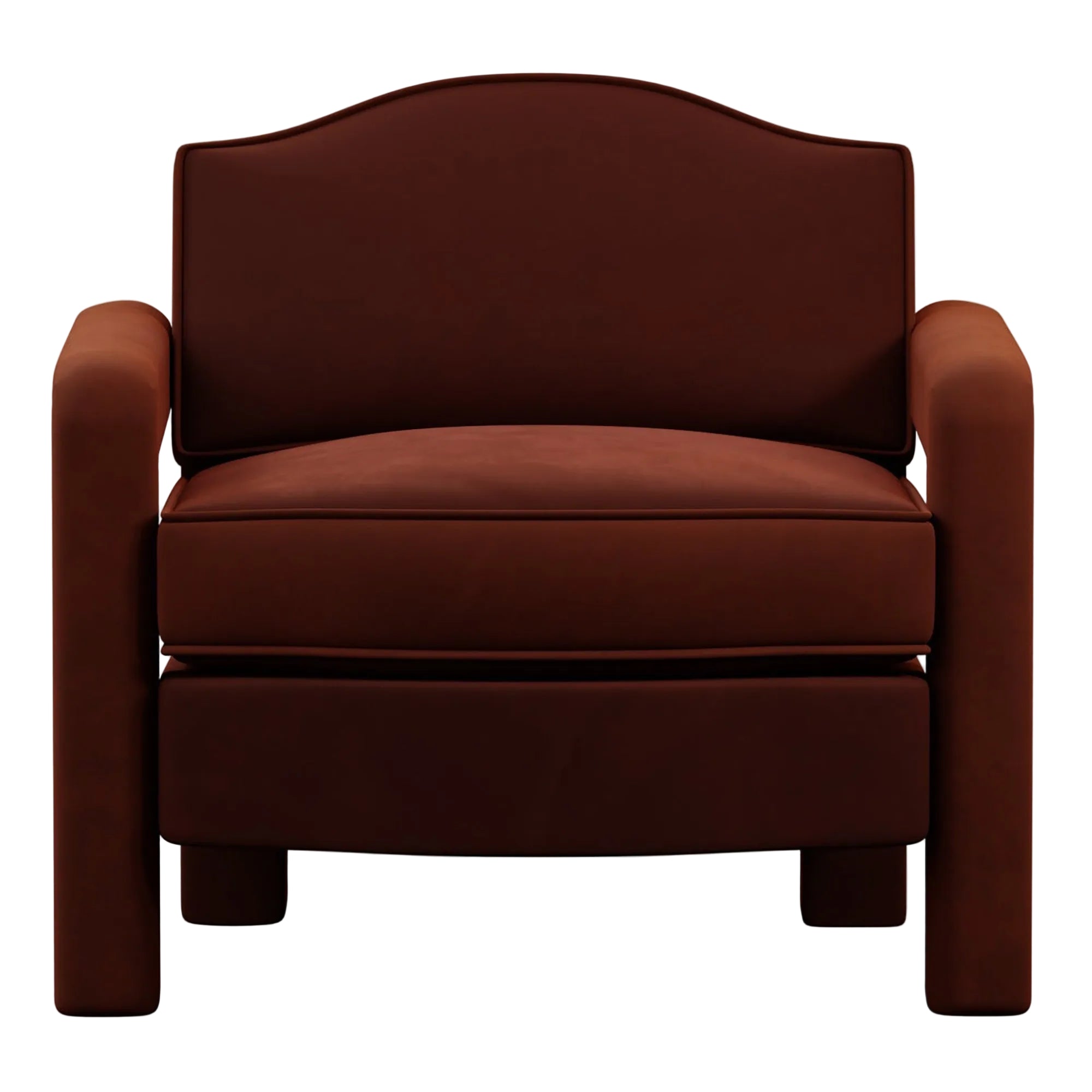 Elio Armchair | Cinnamon Velvet