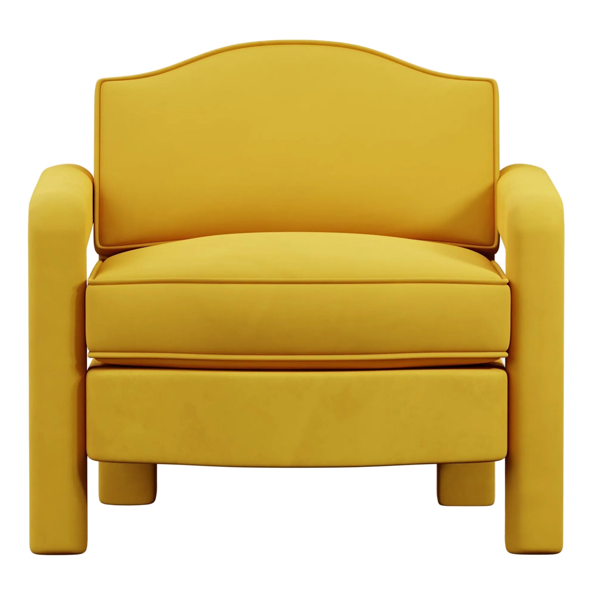 Elio Armchair | Daffodil Velvet