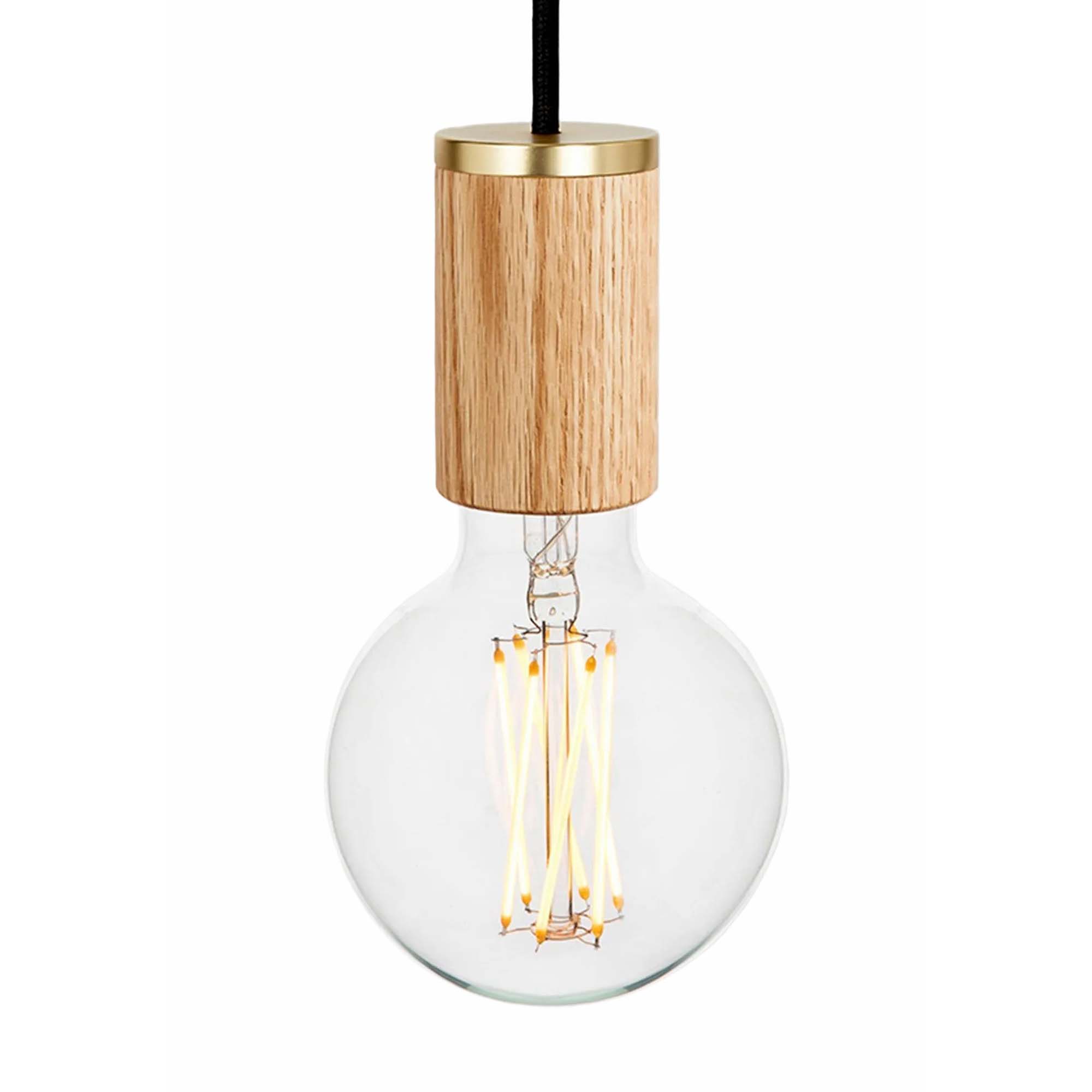 Elva Pendant Light Non-Tinted in Oak