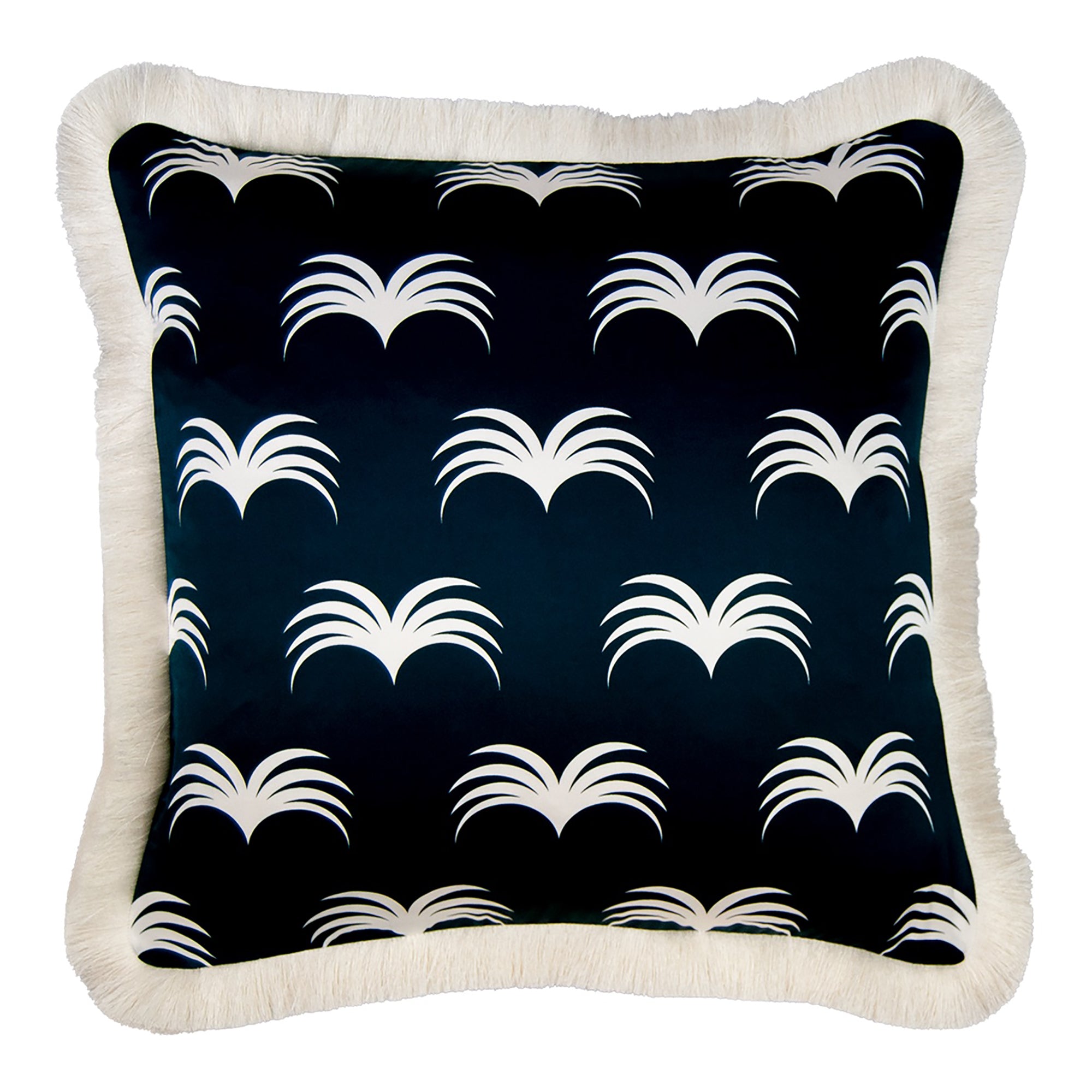 The Delray Dark Blue with Fringing