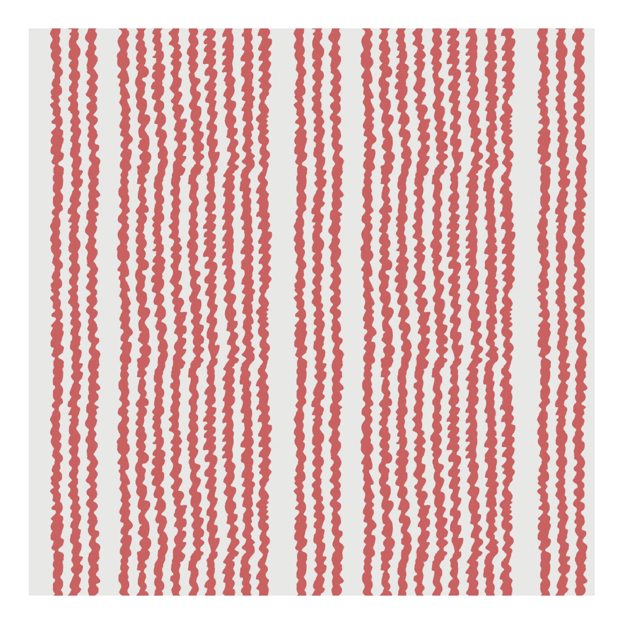 Ripple Stripe Fabric - Coral