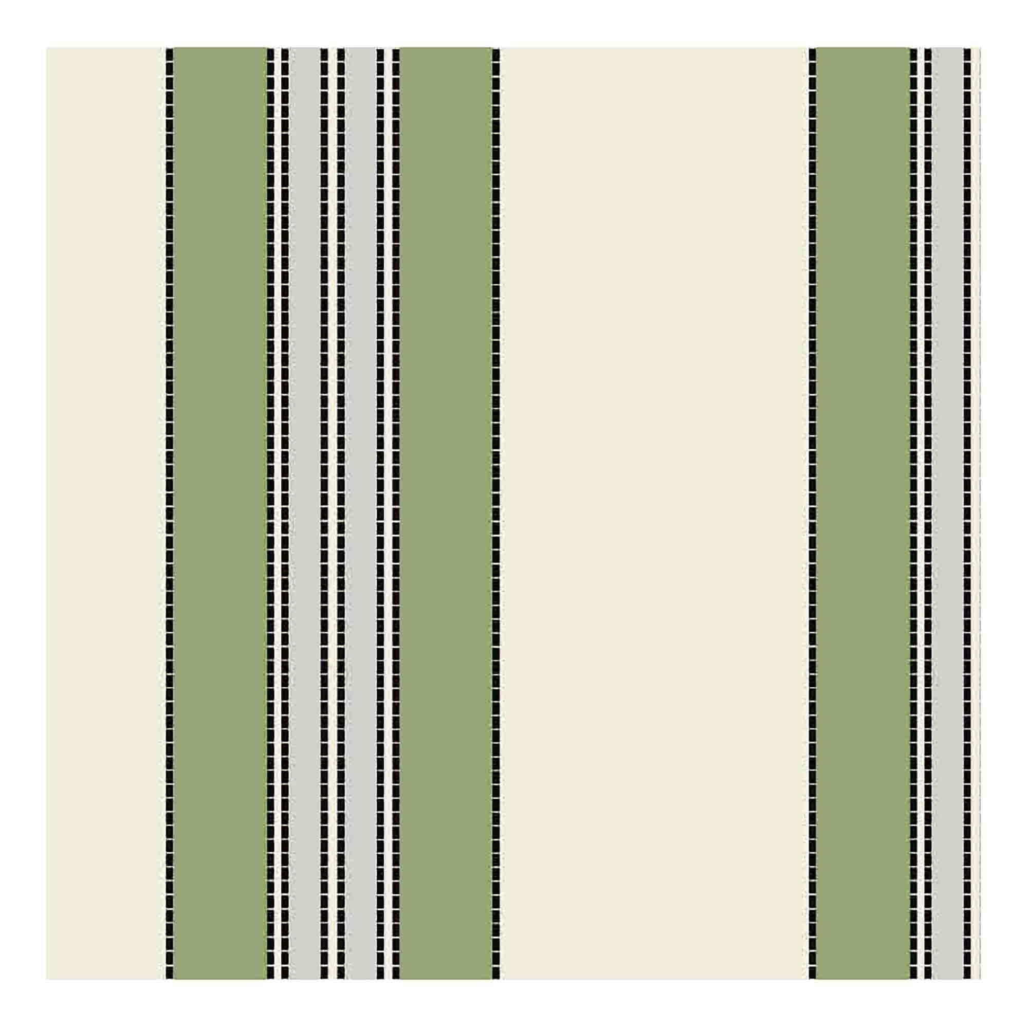 Vintage Deckchair Fabric - Apple