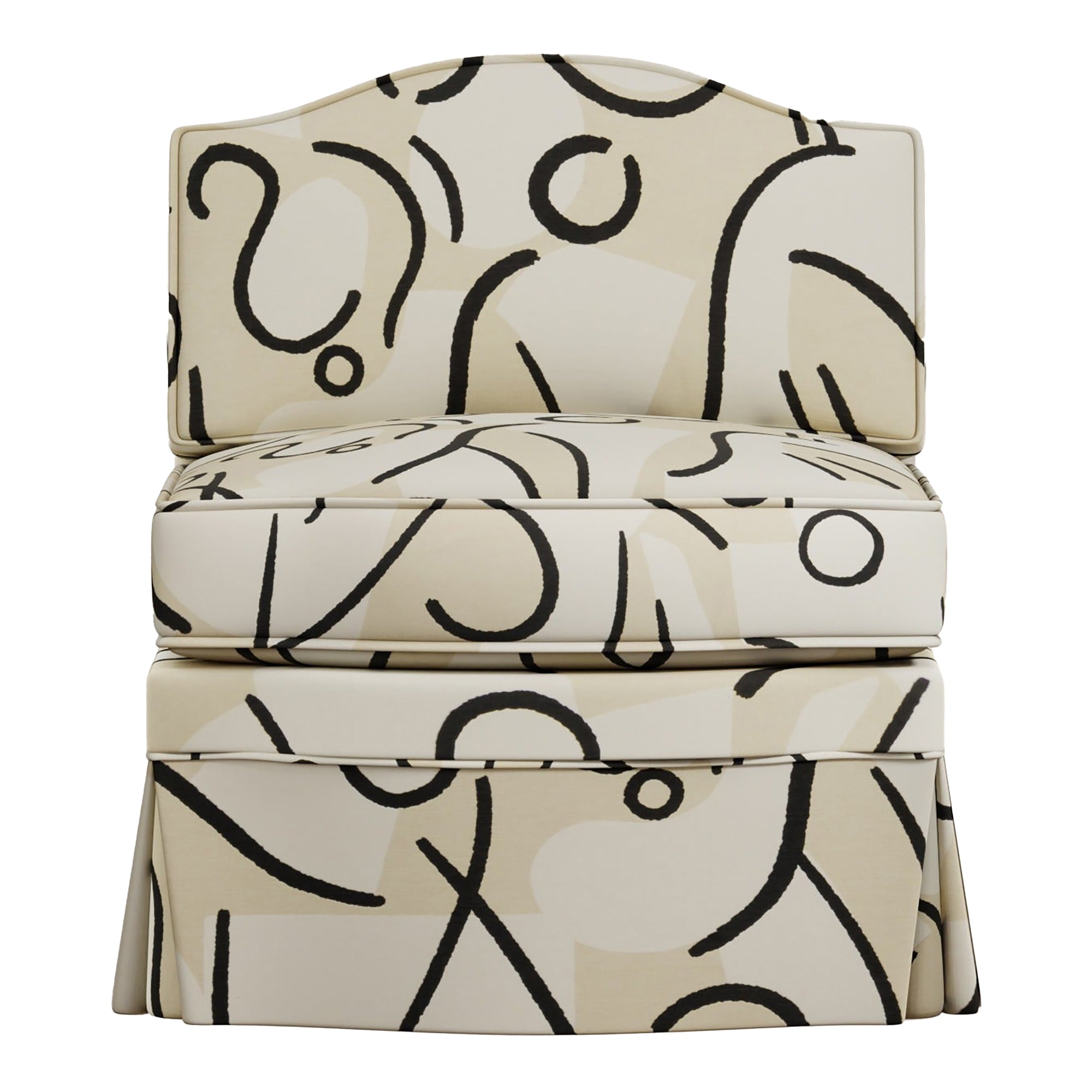 Felix Slipper Chair | Orpha Coconut