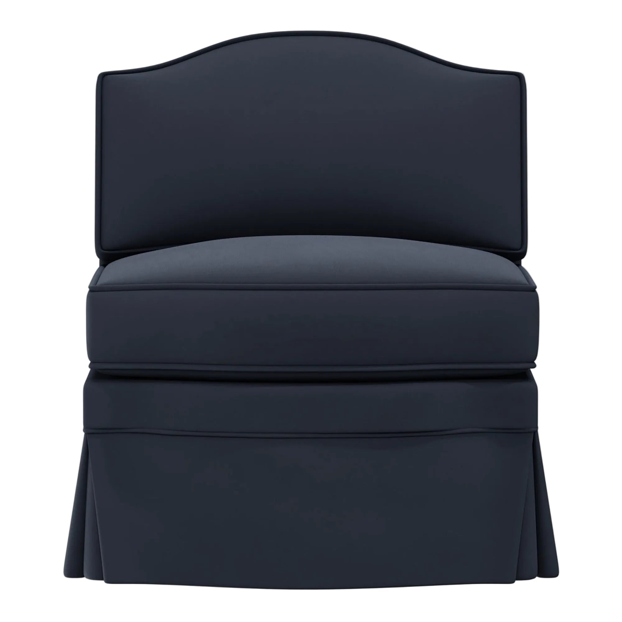 Felix Slipper Chair | Prussian Linen