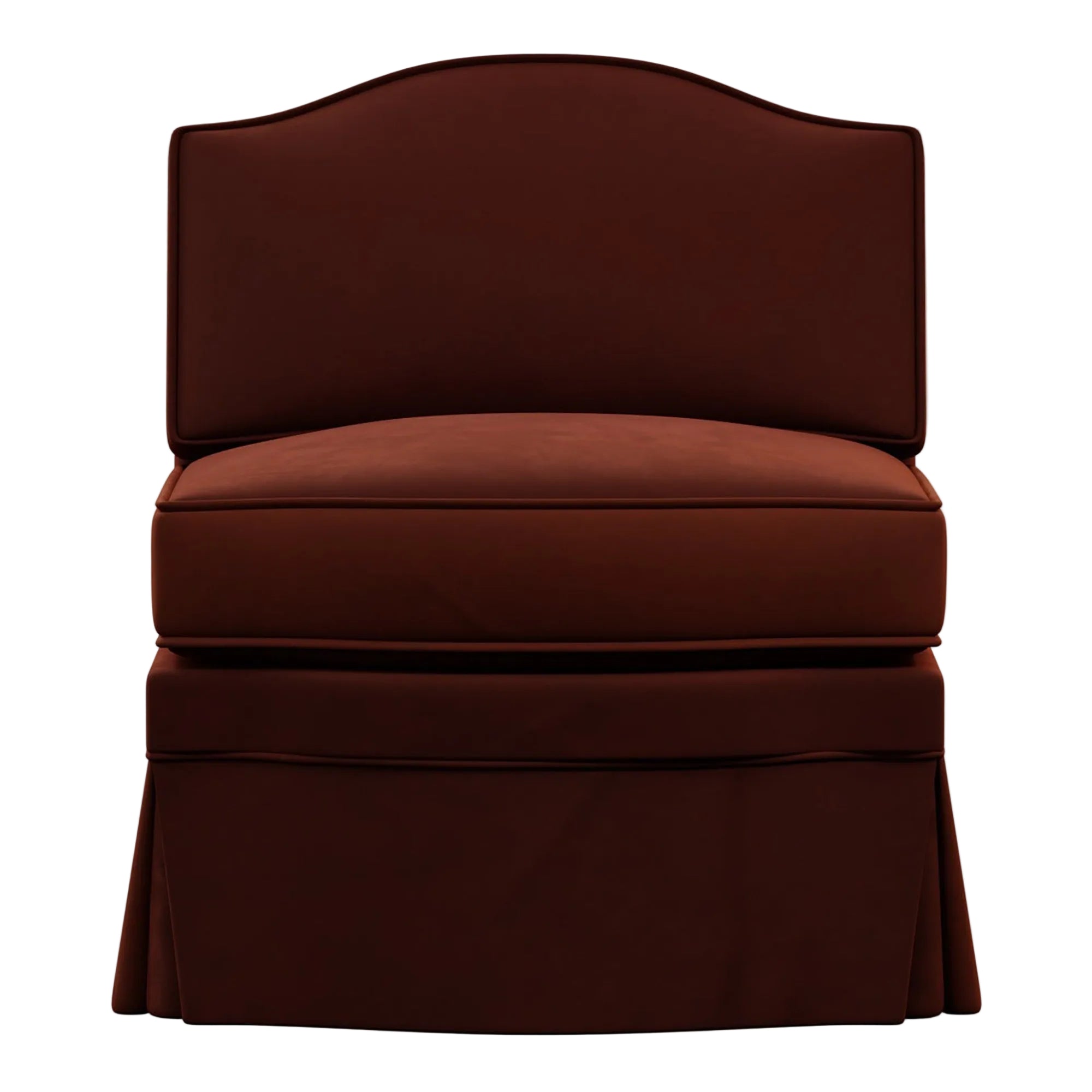 Felix Slipper Chair | Cinnamon Velvet