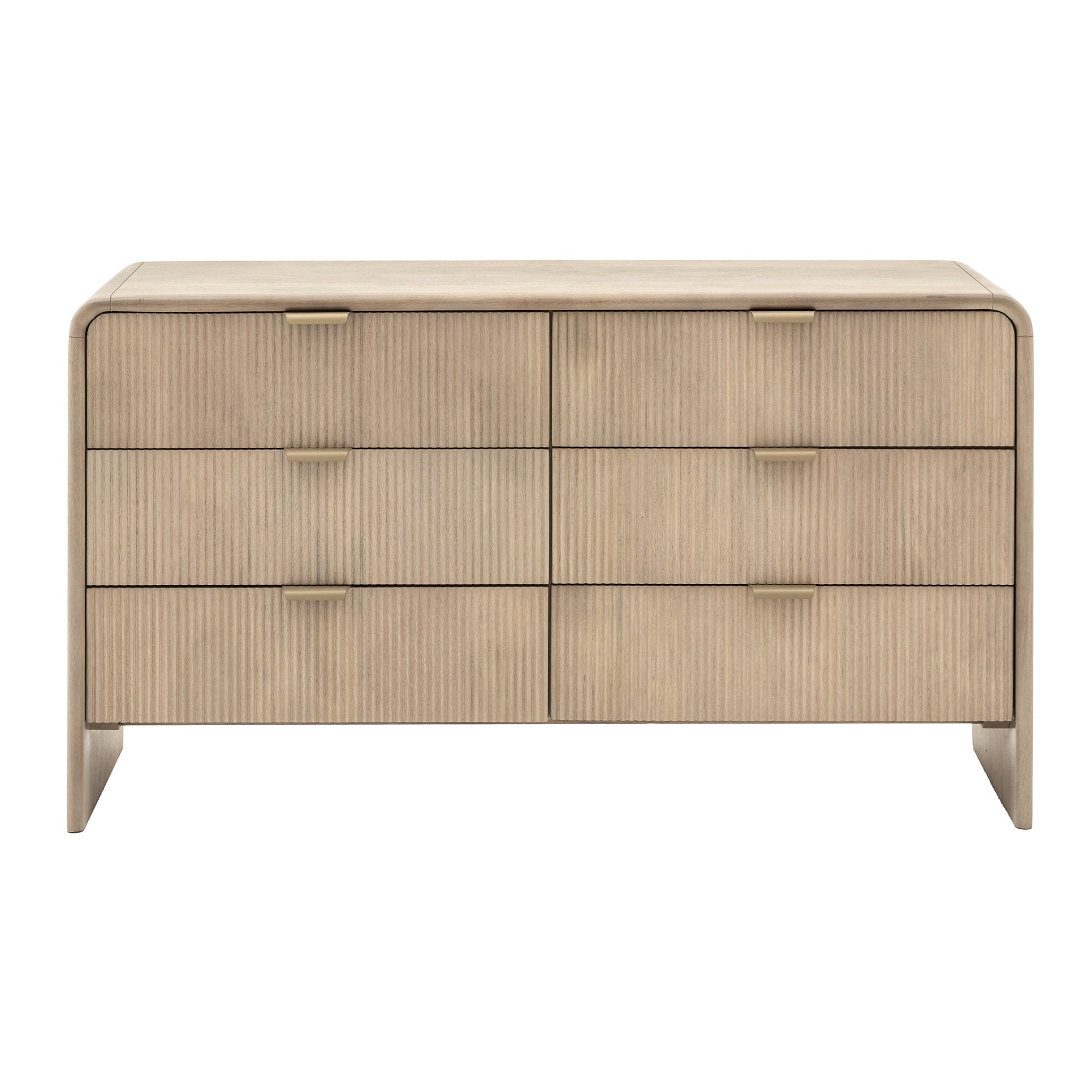 Fluted Chest 6 Drawer
