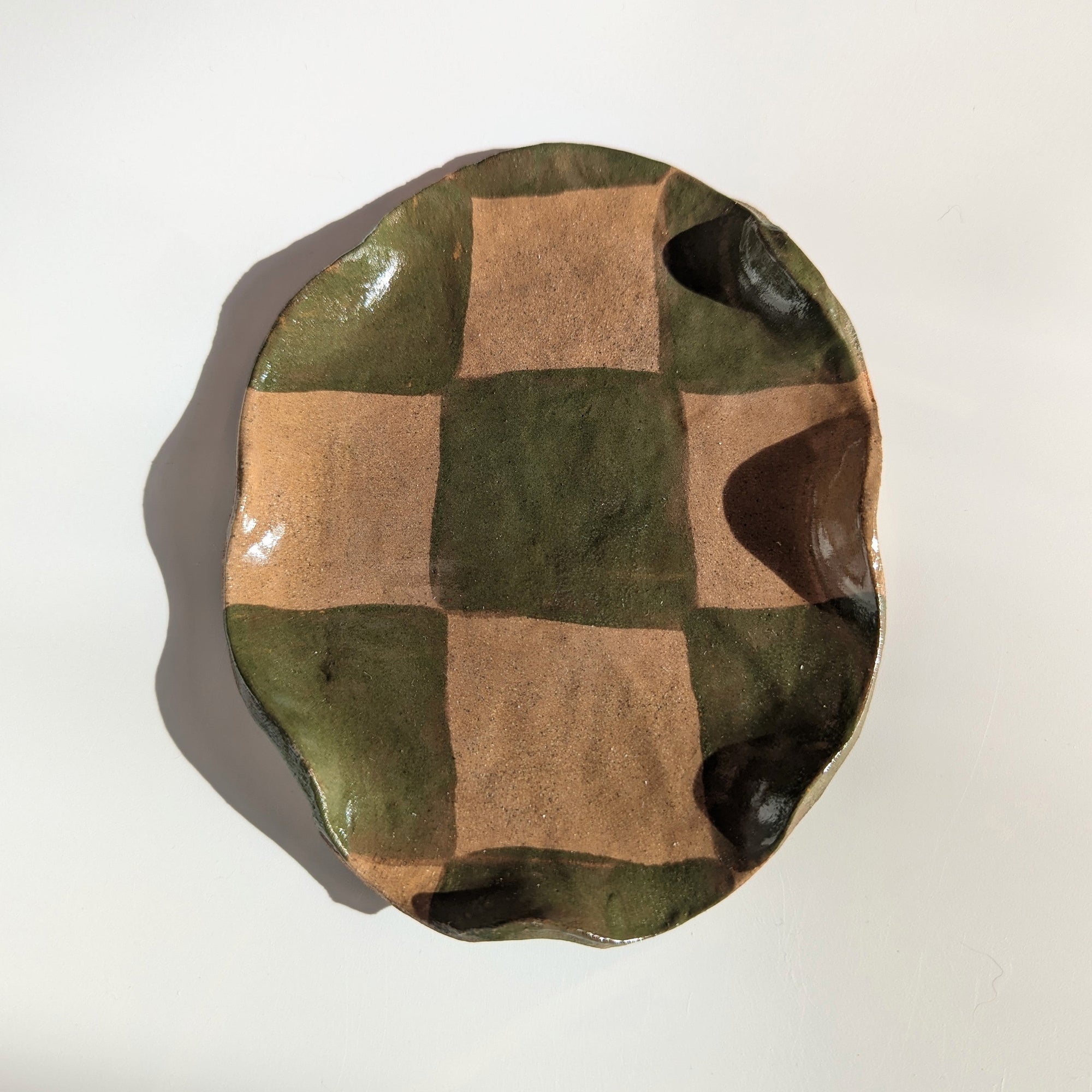 Checked Wavy Spoon Rest