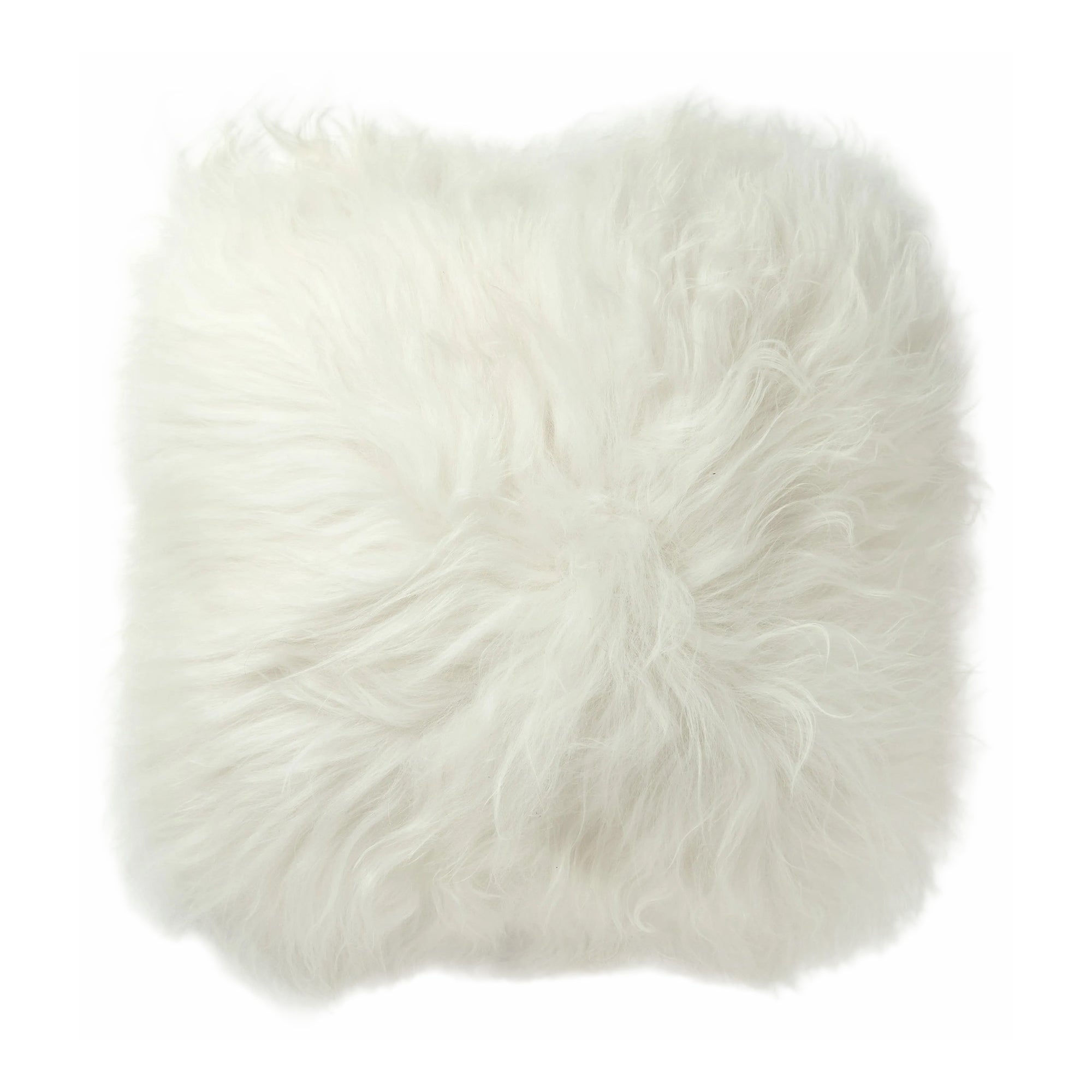 Icelandic Sheepskin Cushion - White