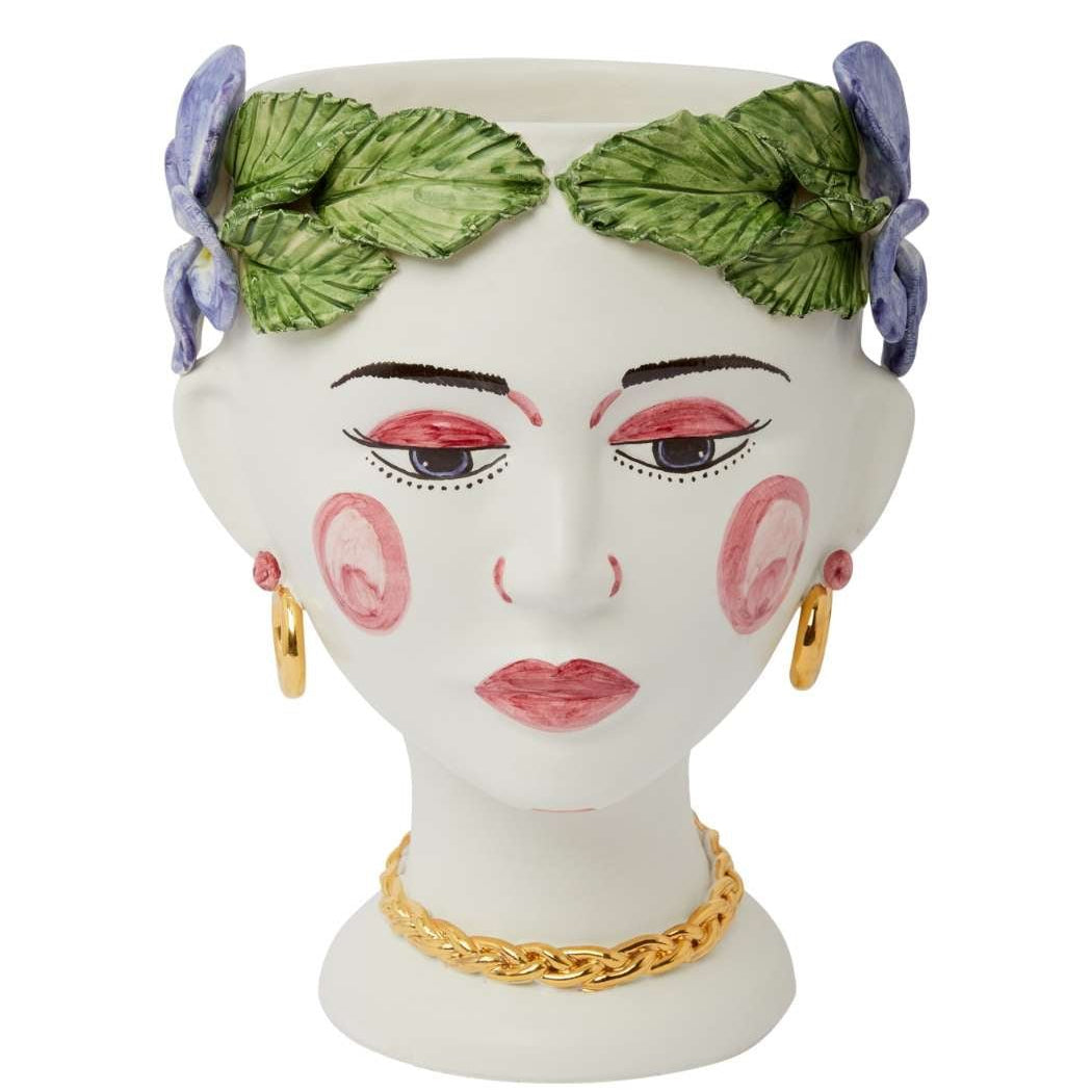 Testa Di Moro Flora Vase | White