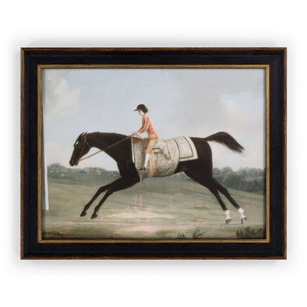 Vintage-Style Racing Day Glory Framed Print