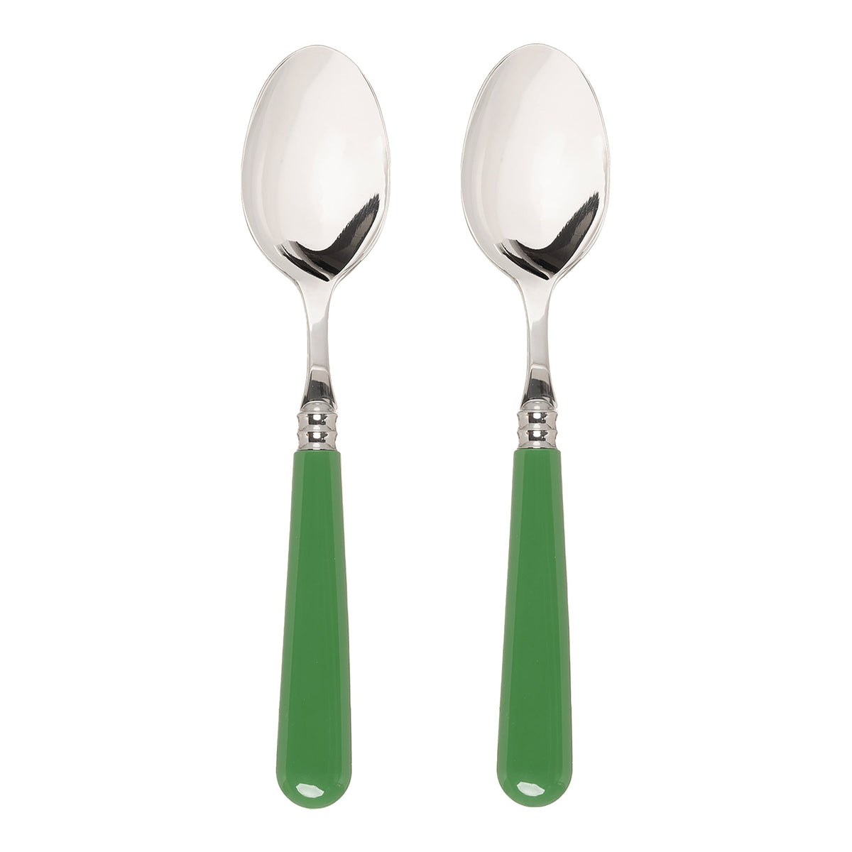 Green Dessert Spoons | Set of 2