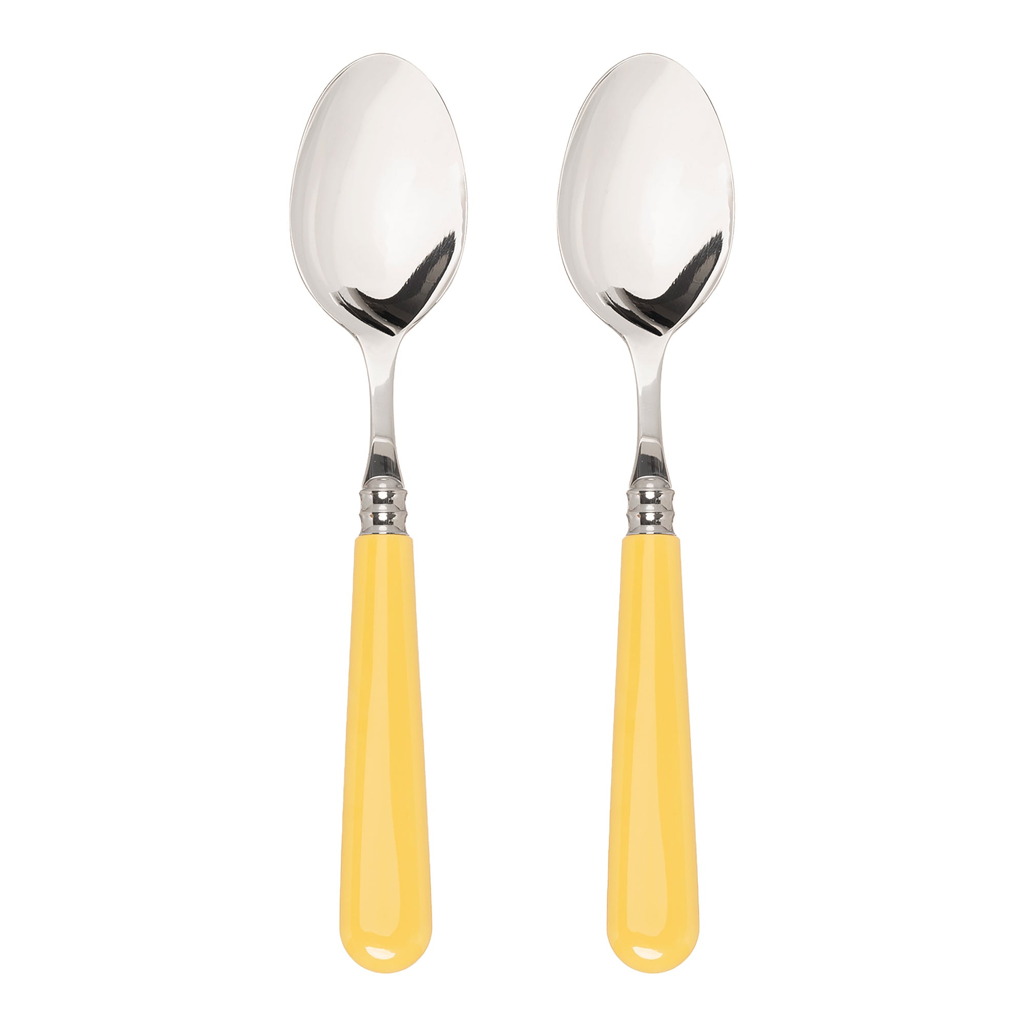 Butter Yellow Set of 2 Dessert Spoons