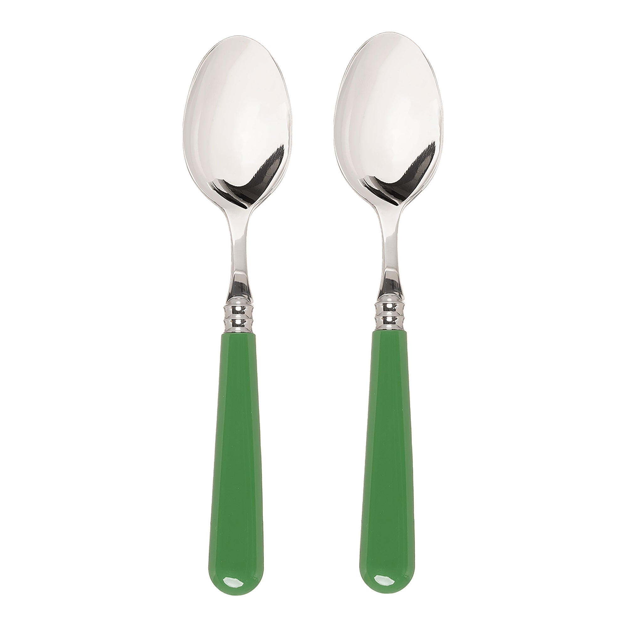 Green Set of 2 Teaspoons