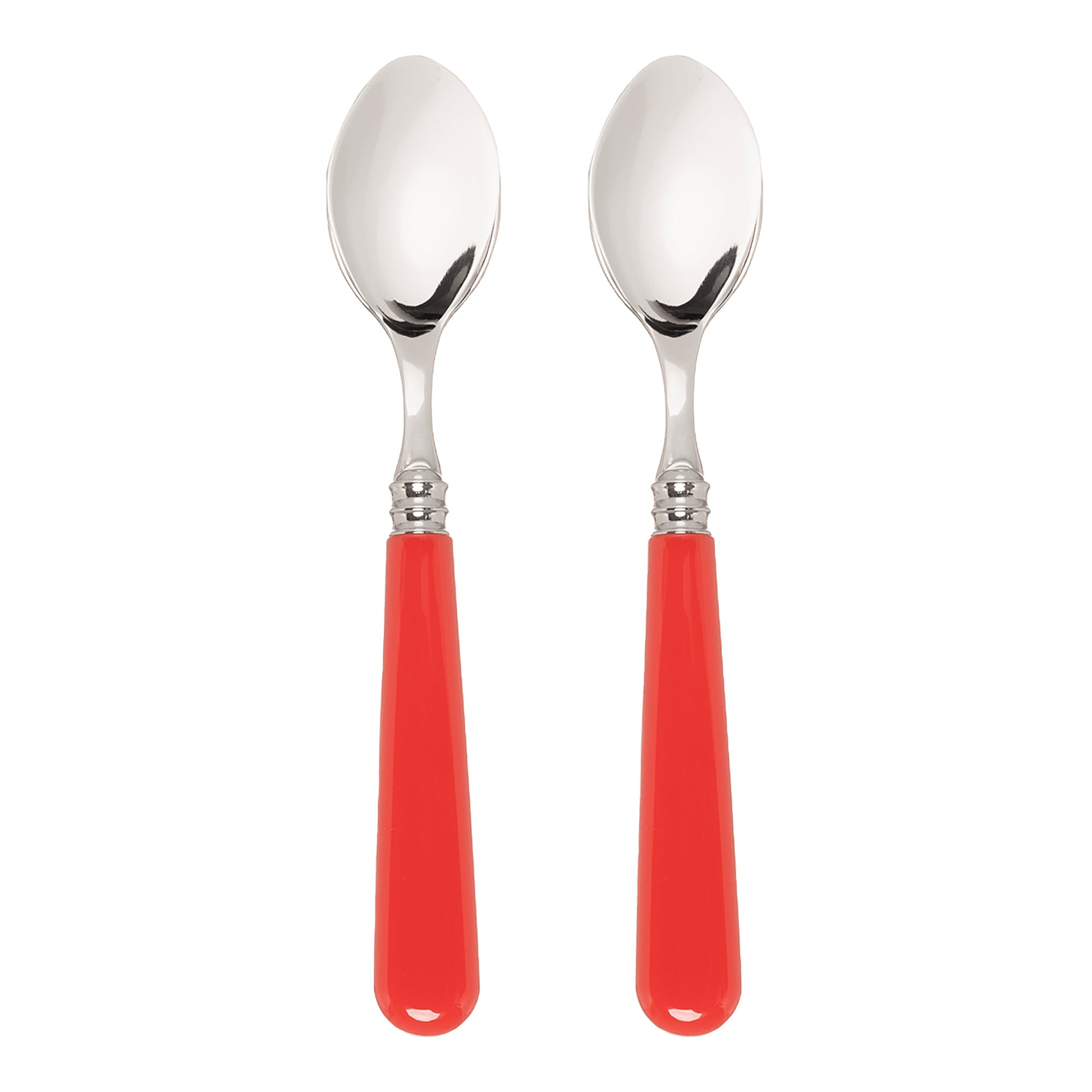 Classic Red Set of 2 Teaspoons