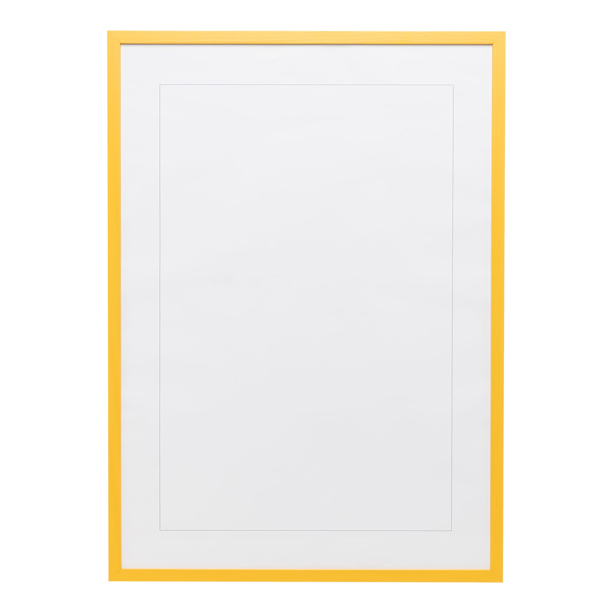 Naples Yellow Wood Picture Frame