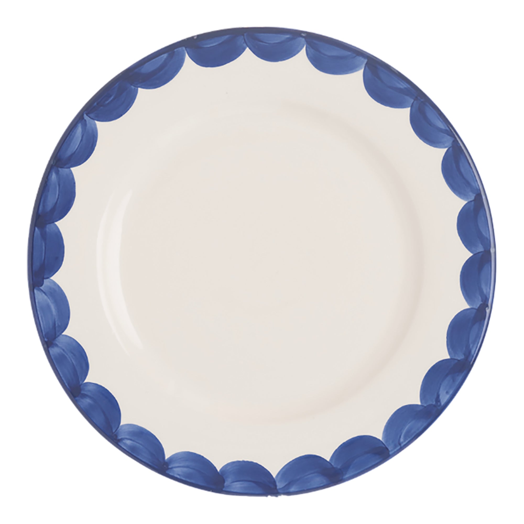 Blue Scallop Side Plate