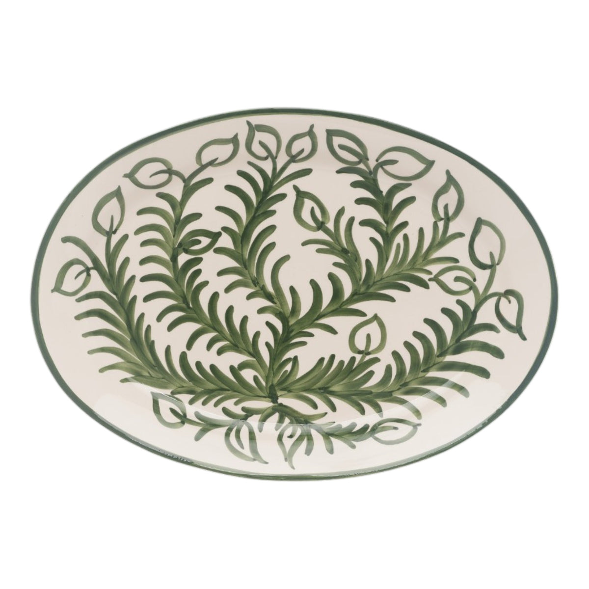 Large Green Vina Platter