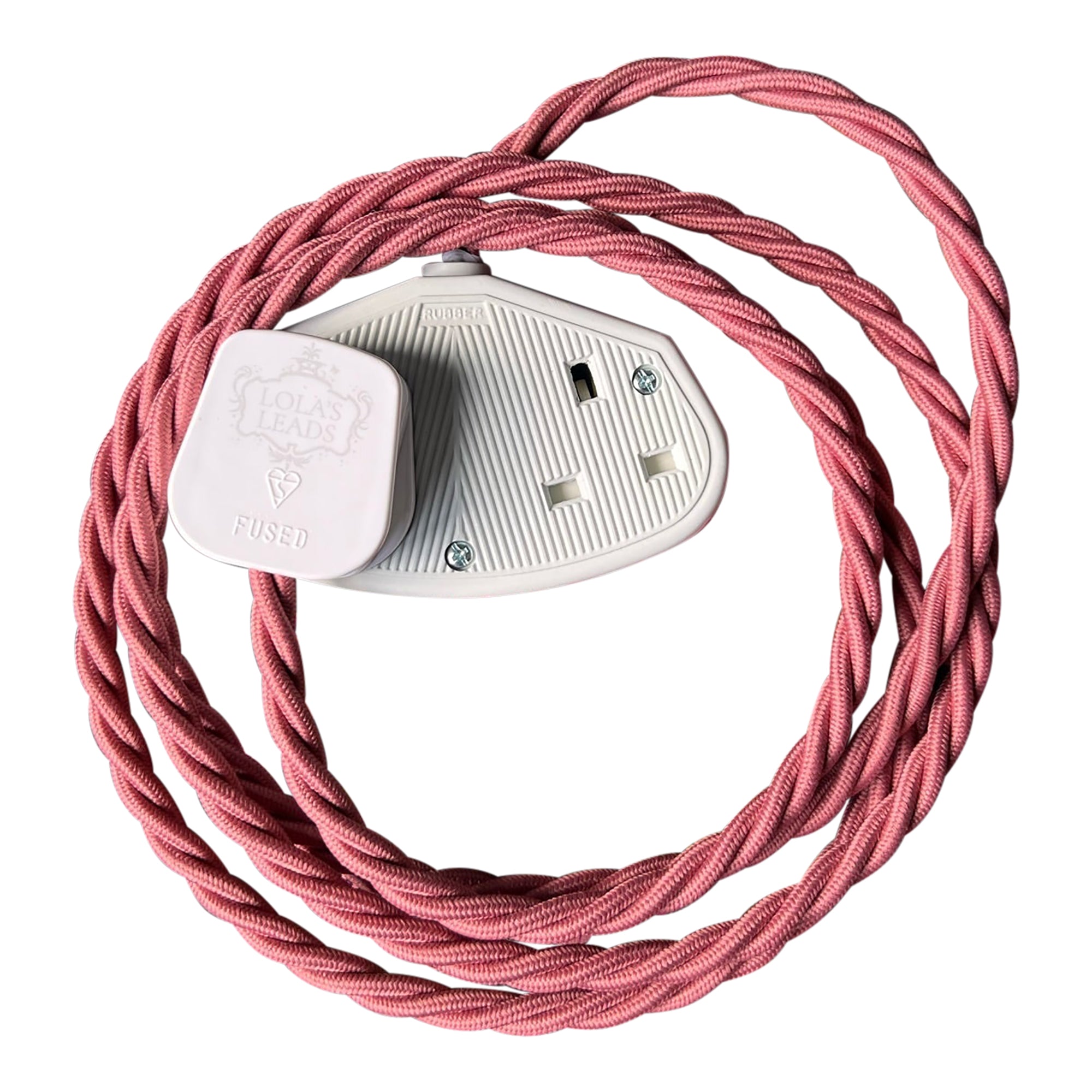 Pompadour - Lola's Leads Fabric Extension Cable