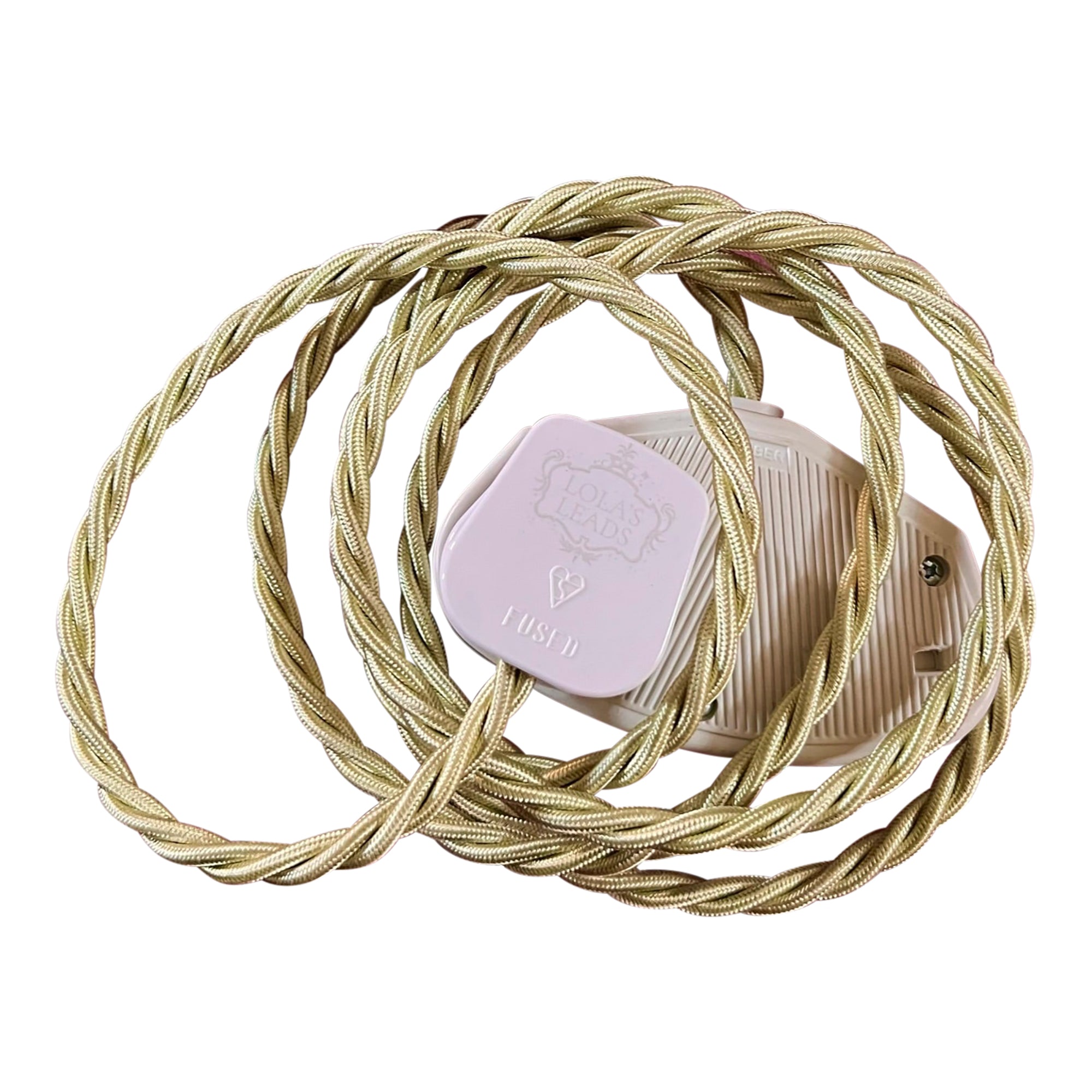 Pistachio - Lola's Leads Fabric Extension Cable