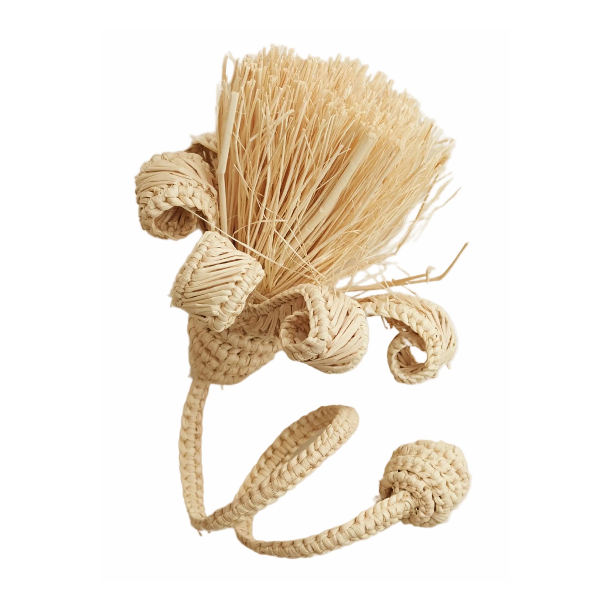 Pompon Napkin Ring, Natural