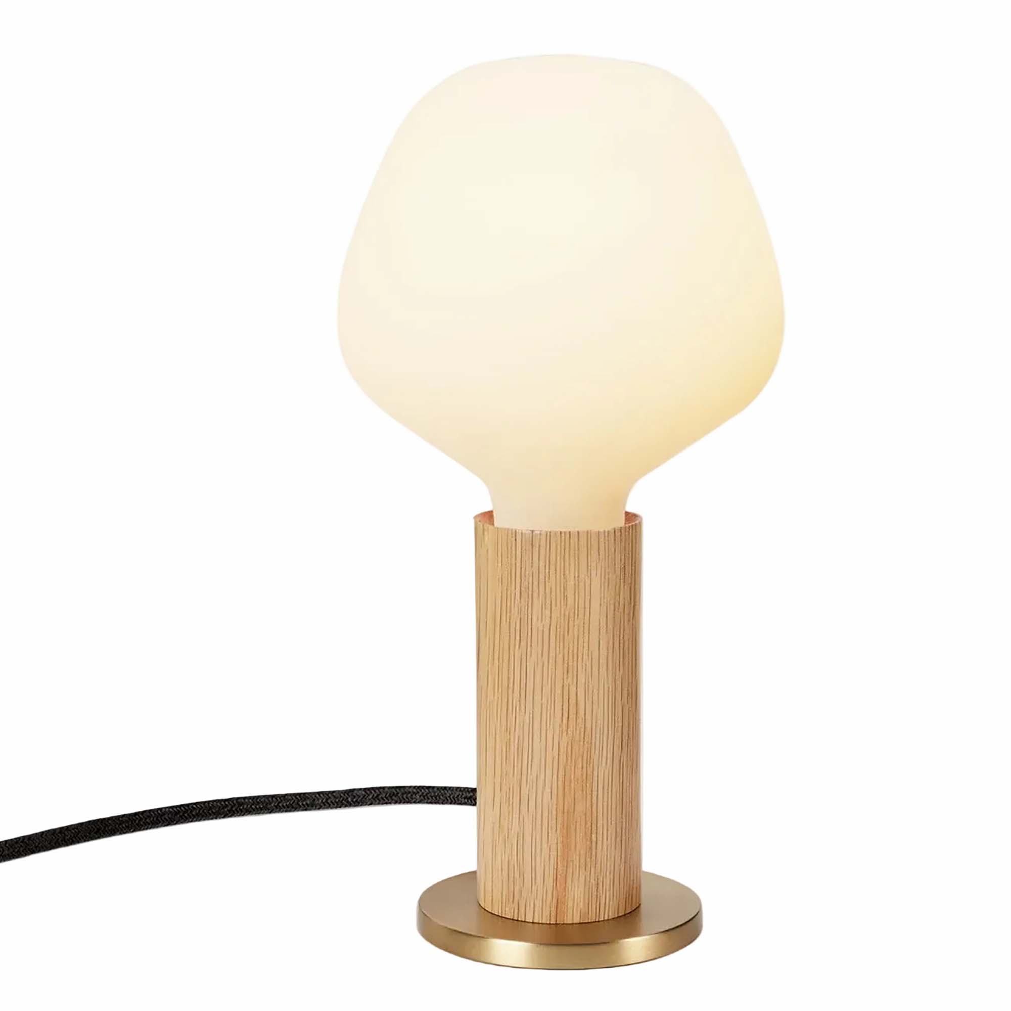 Knuckle Table Lamp in Oak + Enno