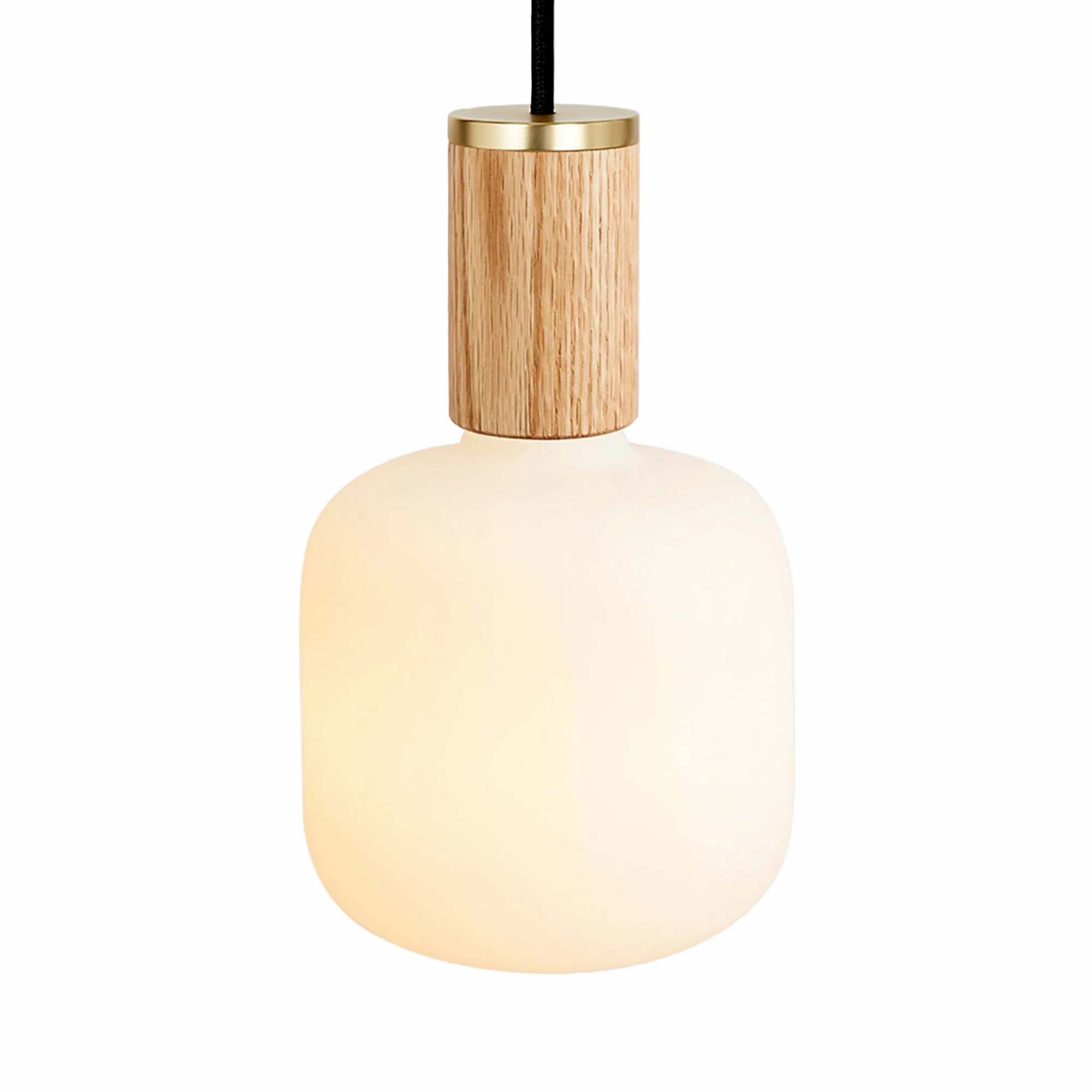 Oblo Pendant Light in Oak