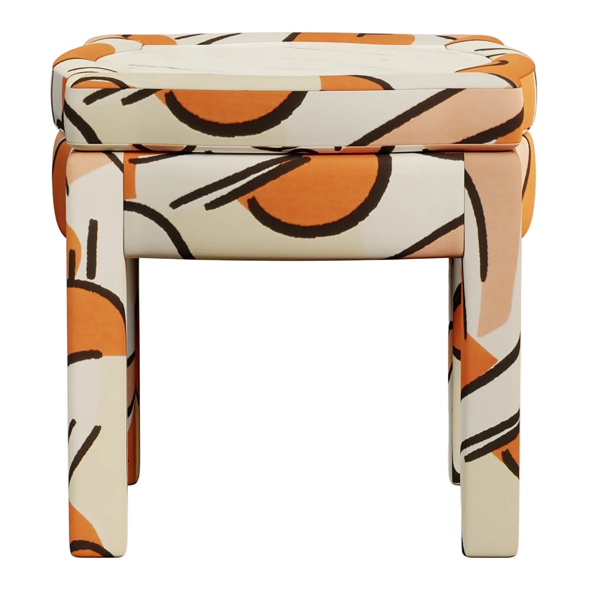 Piero Footstool, Tangerine