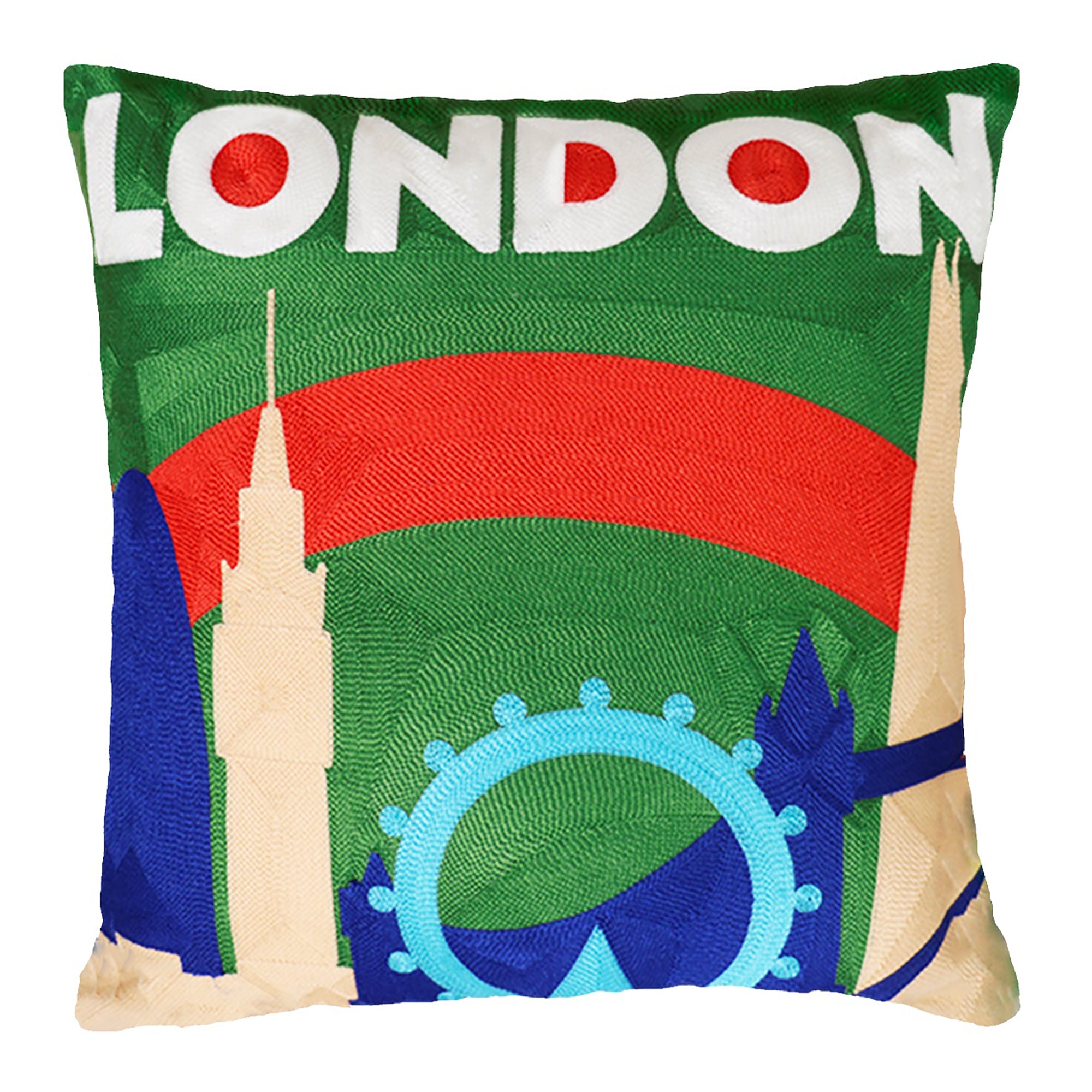 London Needlepoint Cushion