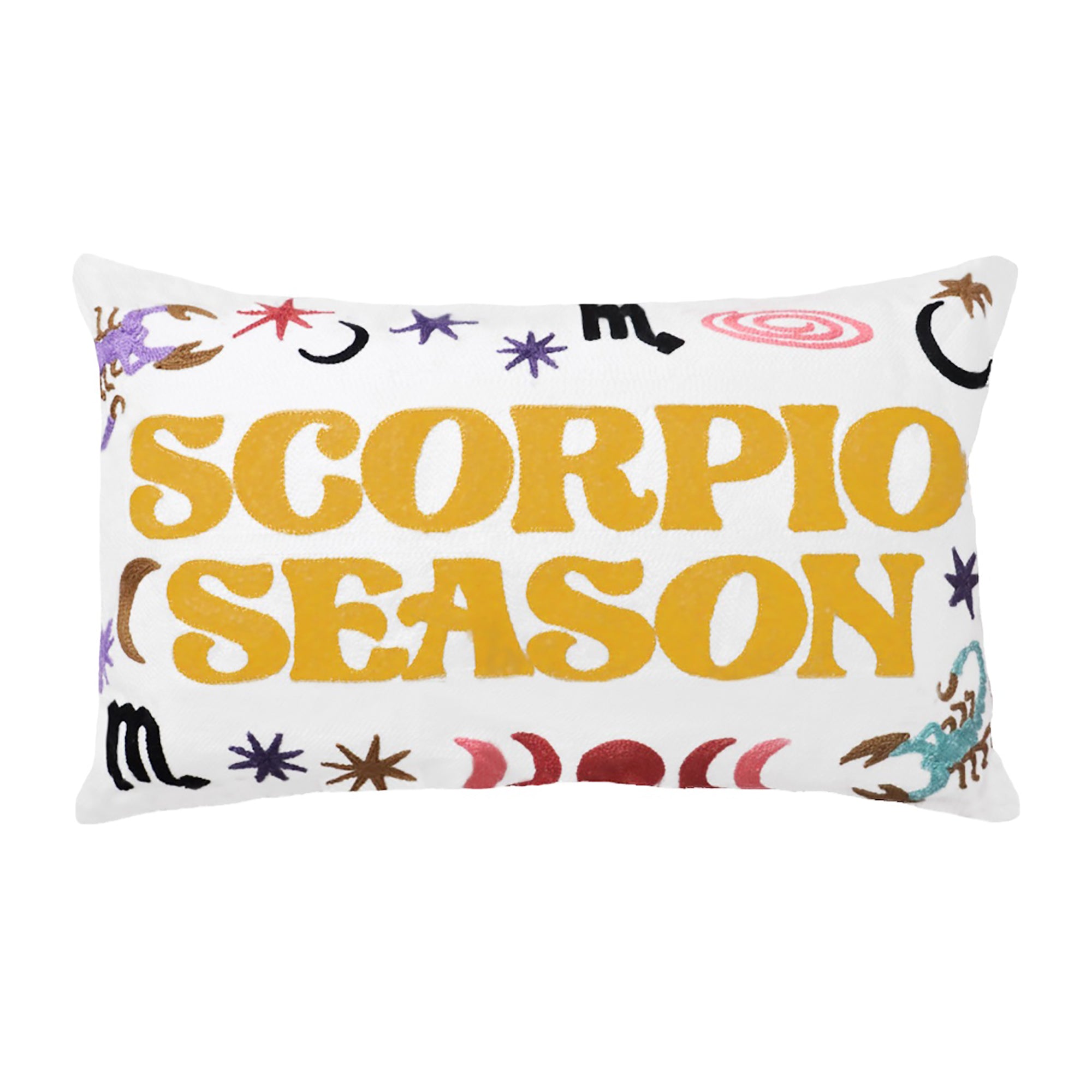 Scorpio Season Needlepoint Cushion
