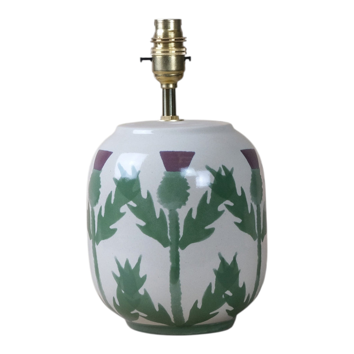 Cream Thistle Small Table Lamp