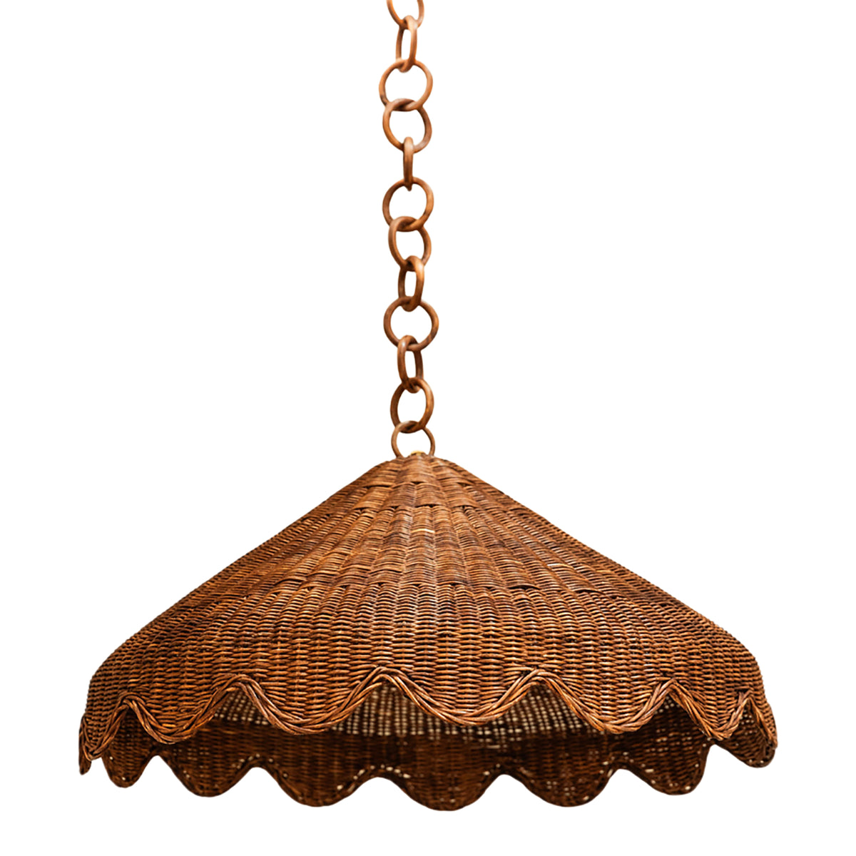 Lily Scalloped Pendant Shade
