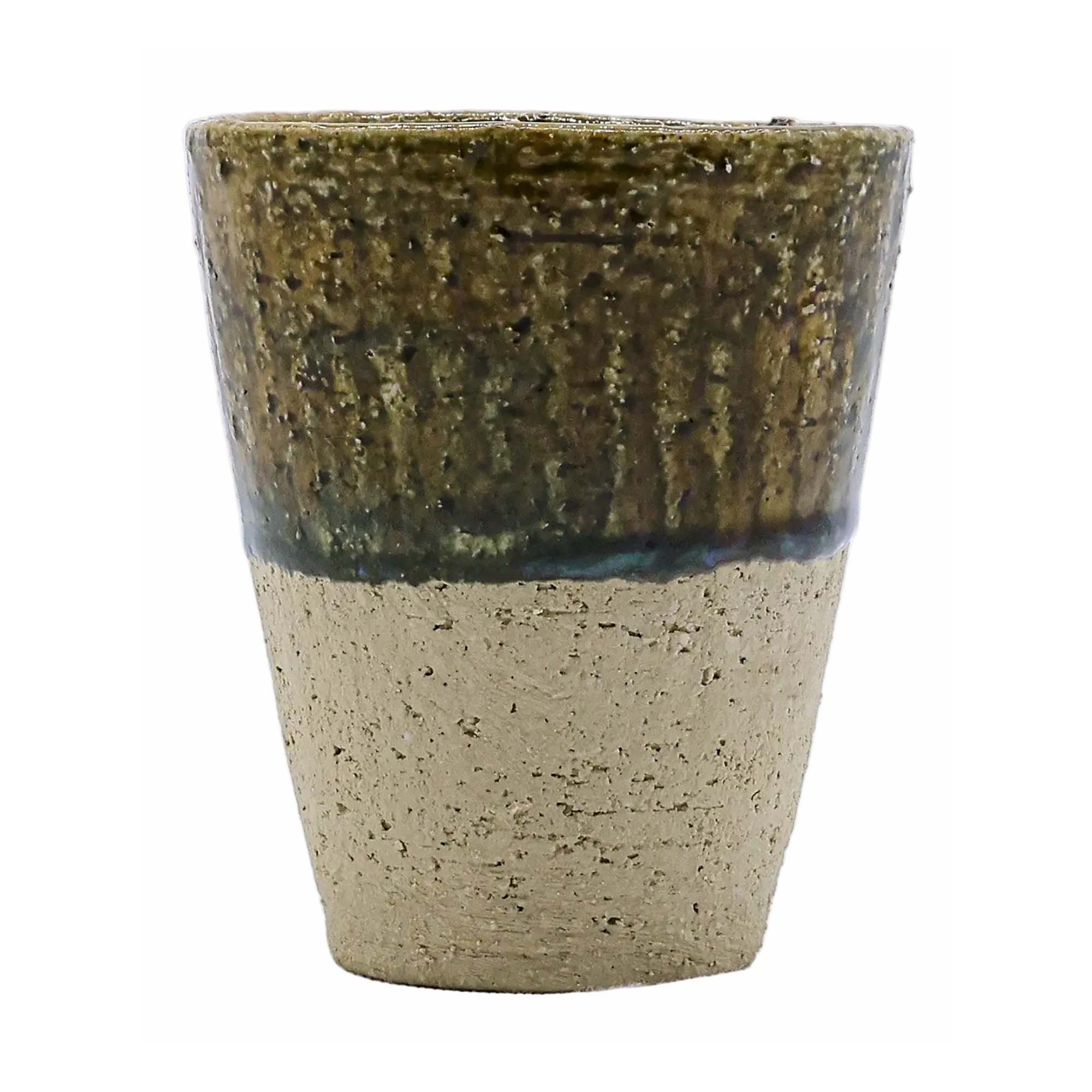 Bluverde Quadra Milled Stoneware Tall Handmade Ceramic Cup