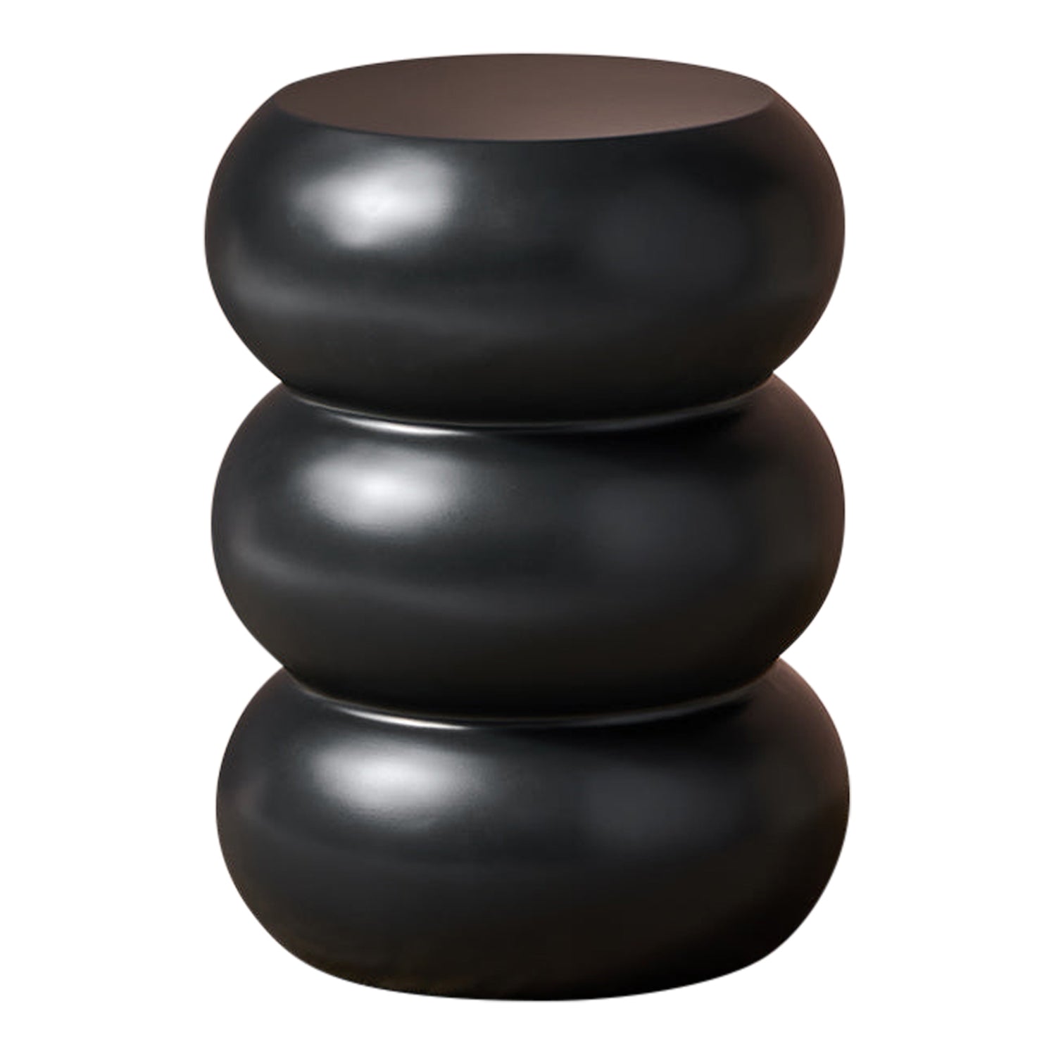 Essie Curvy Side Table in Ash