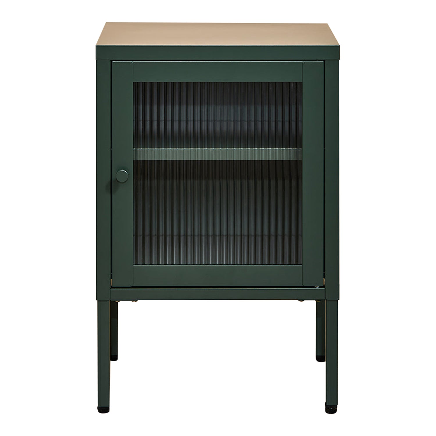 Small Simkin Bedside Cabinet in Olive Right Hand Opening