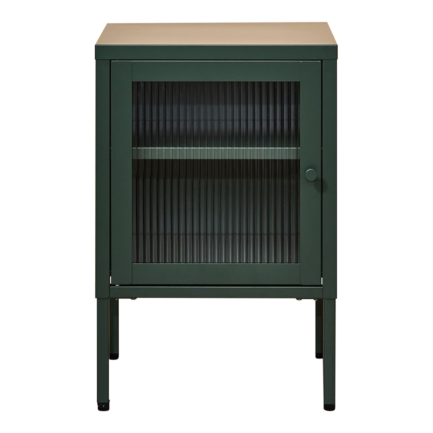 Small Simkin Bedside Cabinet in Olive Left Hand Opening