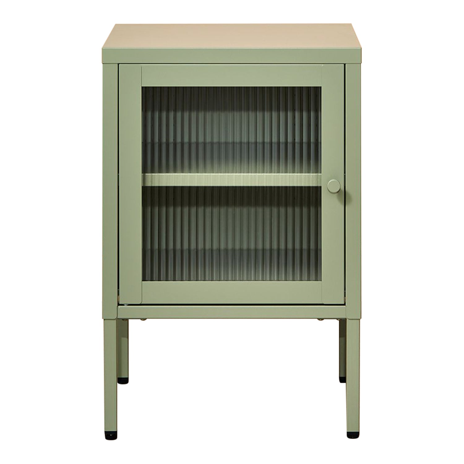 Small Simkin Bedside Cabinet in Sage Left Hand Opening