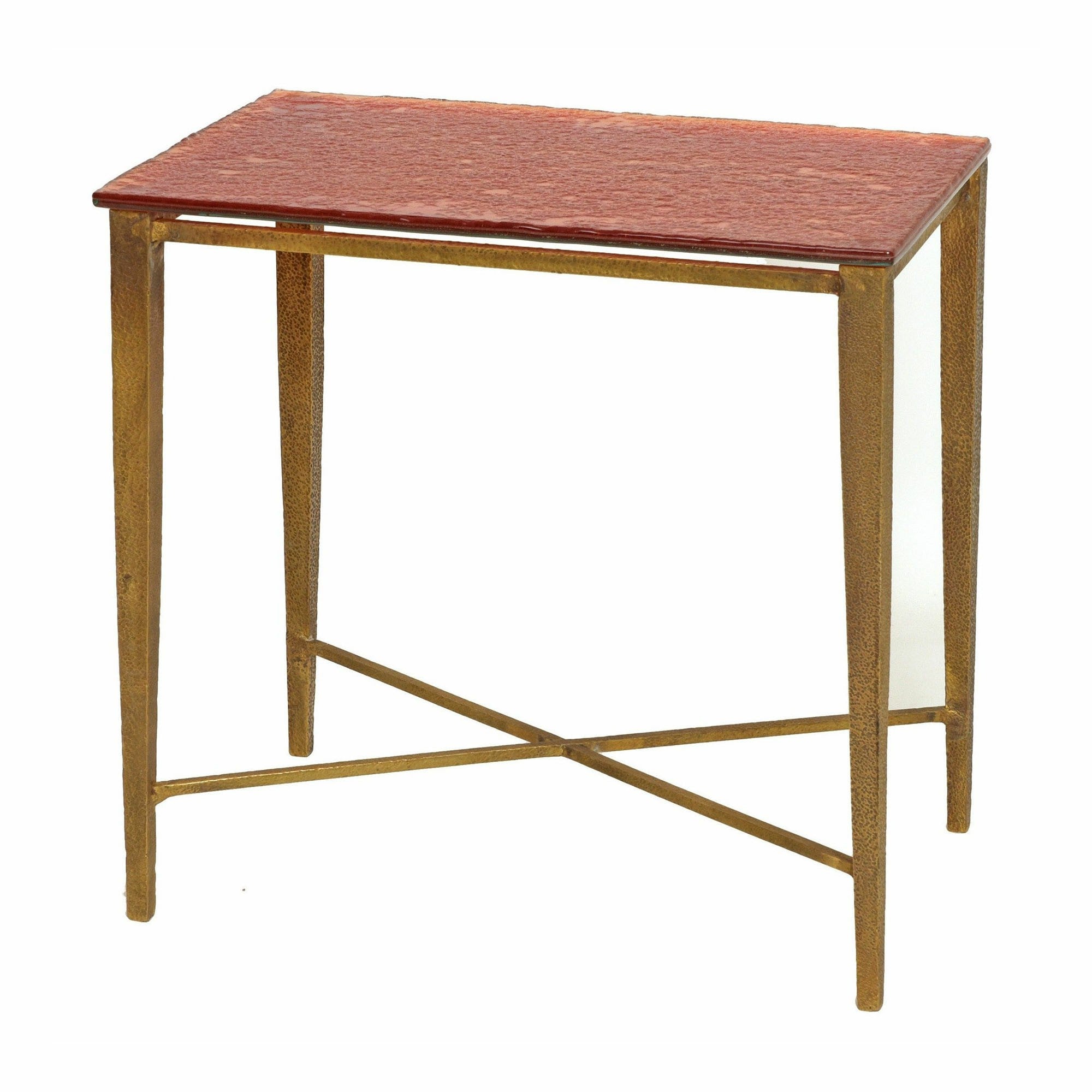 Brass/Glass side table