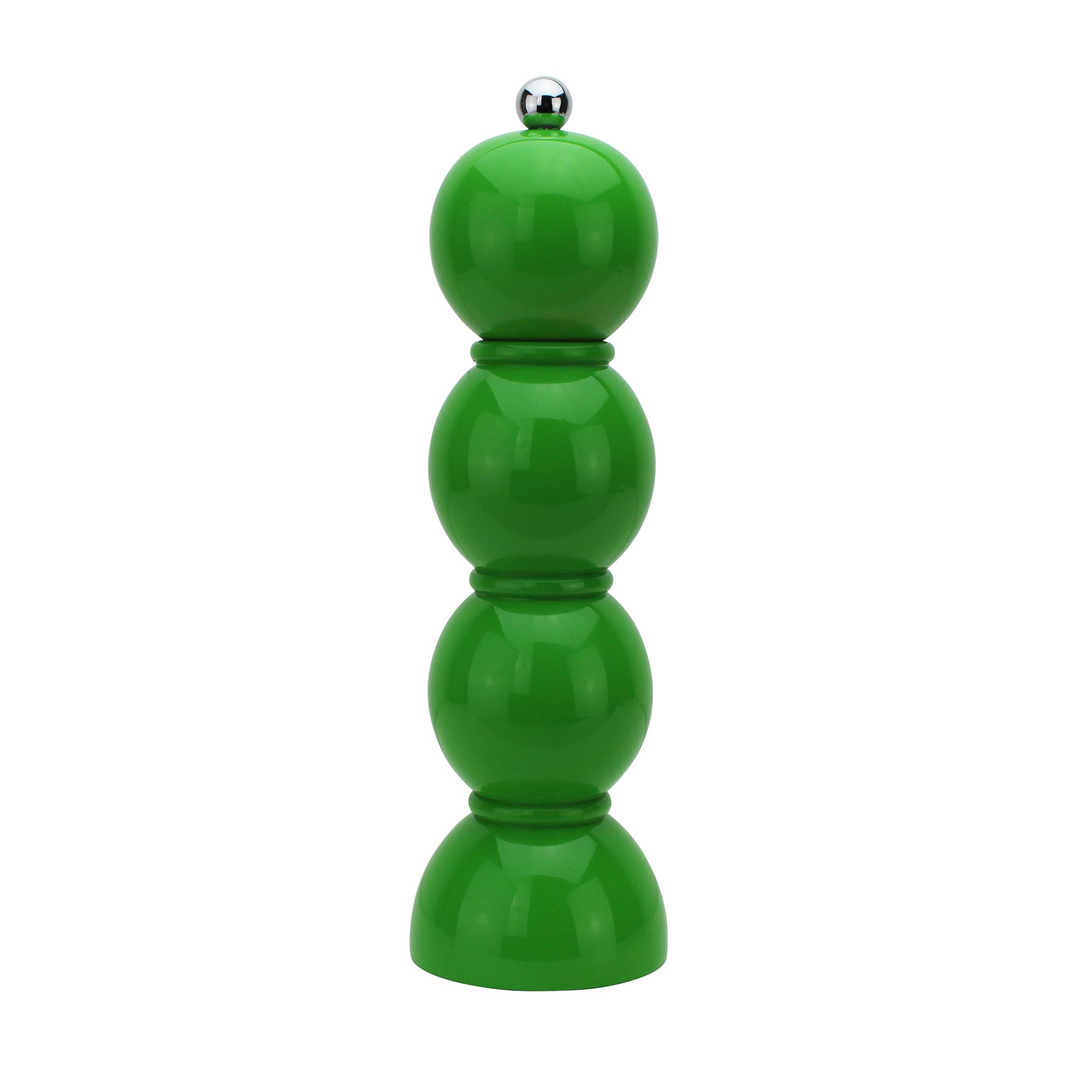 Leaf Green Bobbin Salt or Pepper Mill